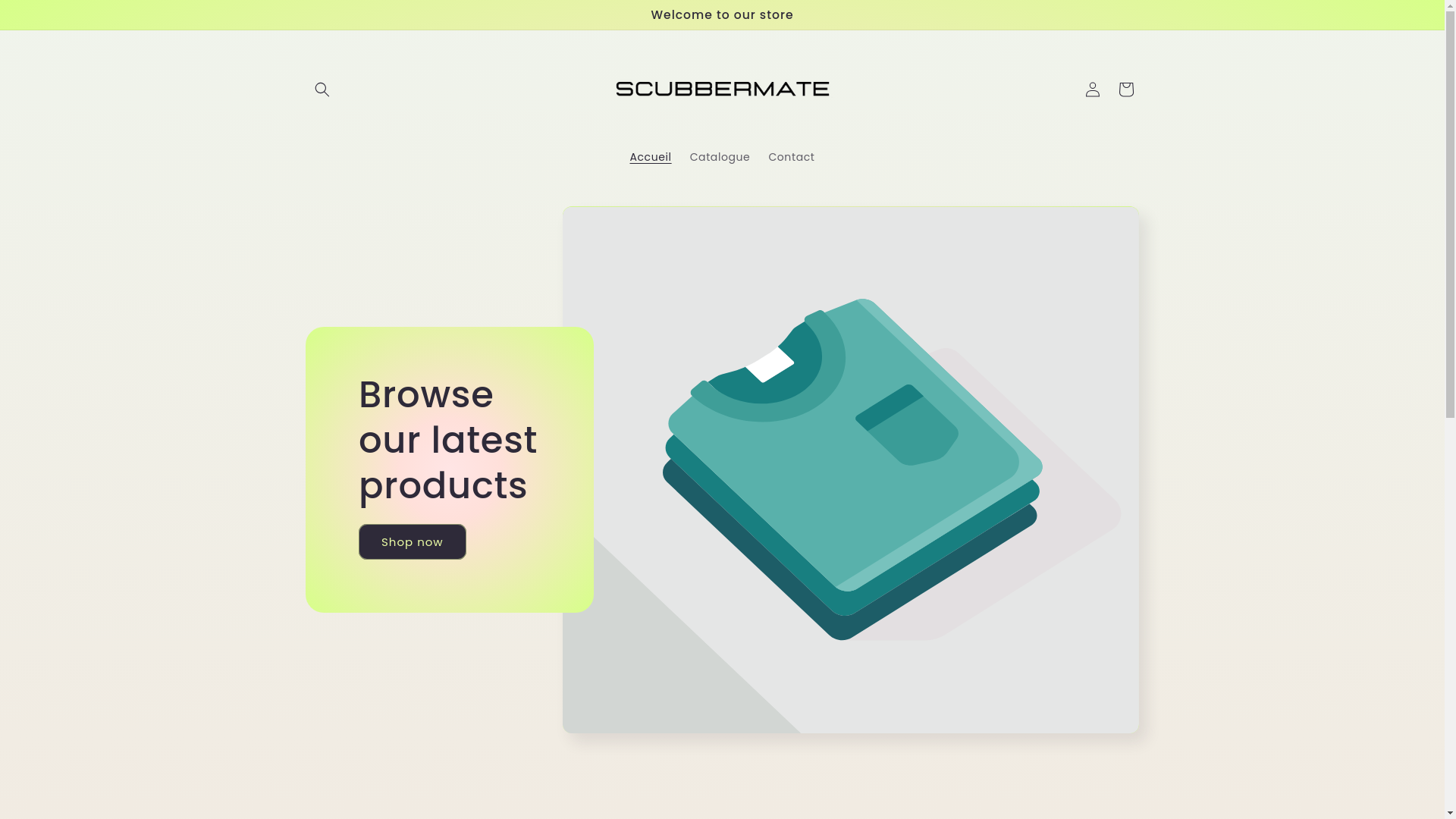 website screenshot of https://scrubbermate.store/