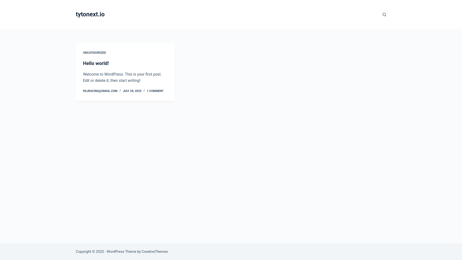 website screenshot of https://tytonext.io/