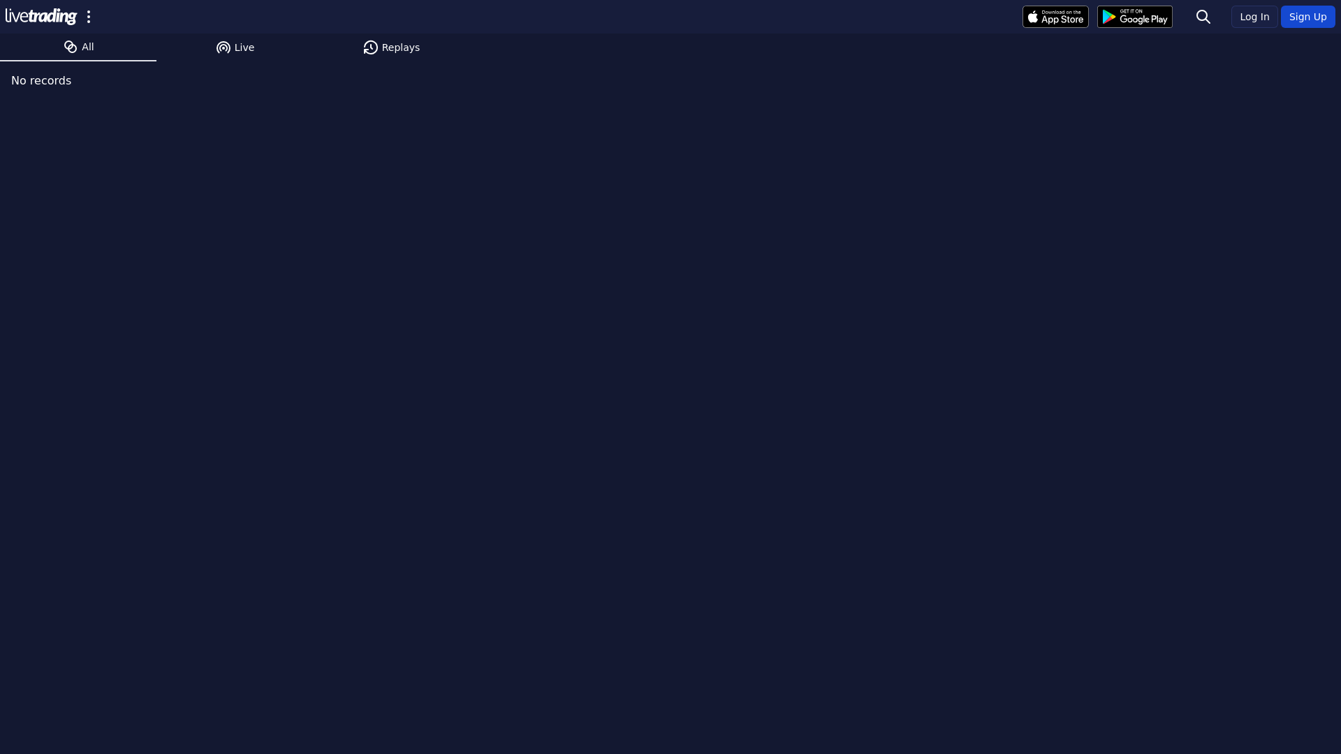 website screenshot of https://livetrading.pages.dev/