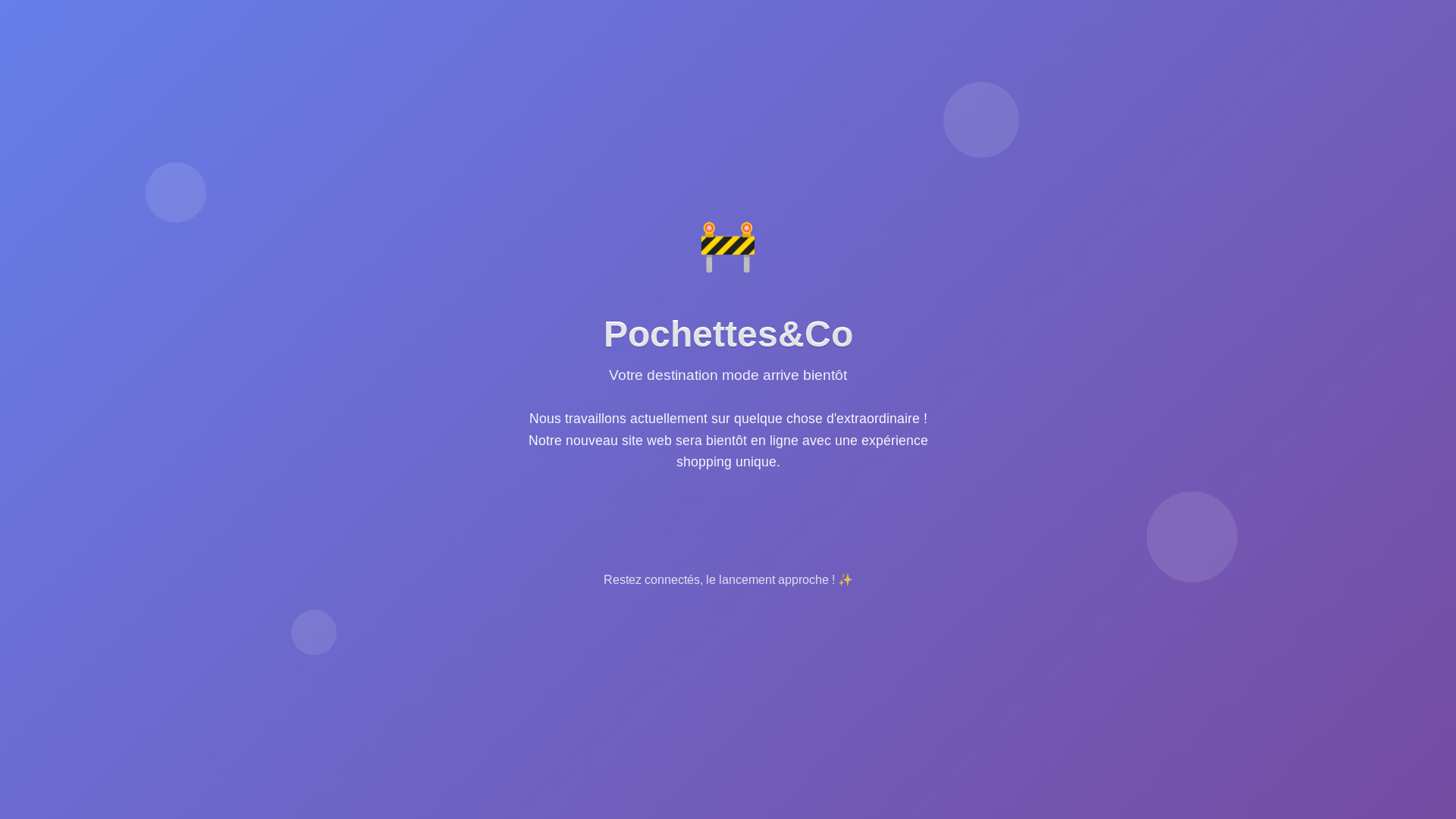 website screenshot of https://pochettesco.ca/