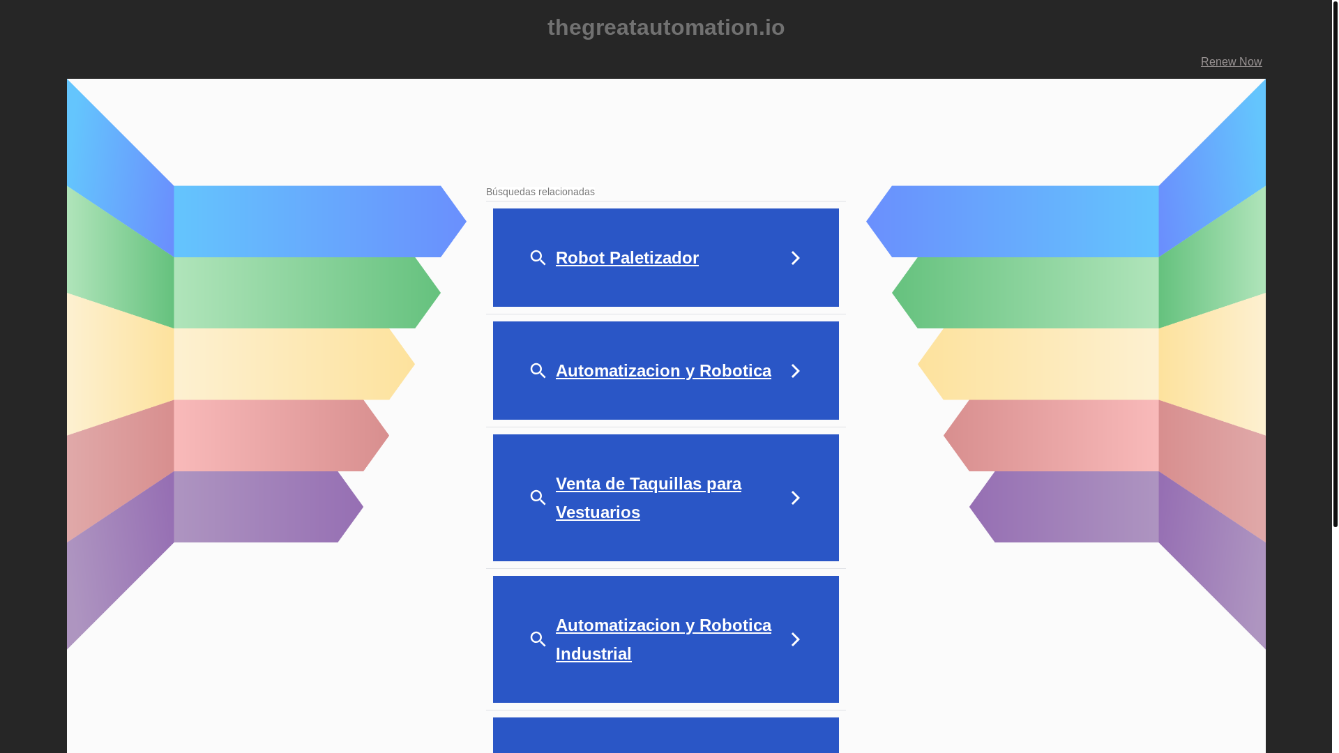 website screenshot of https://thegreatautomation.io/