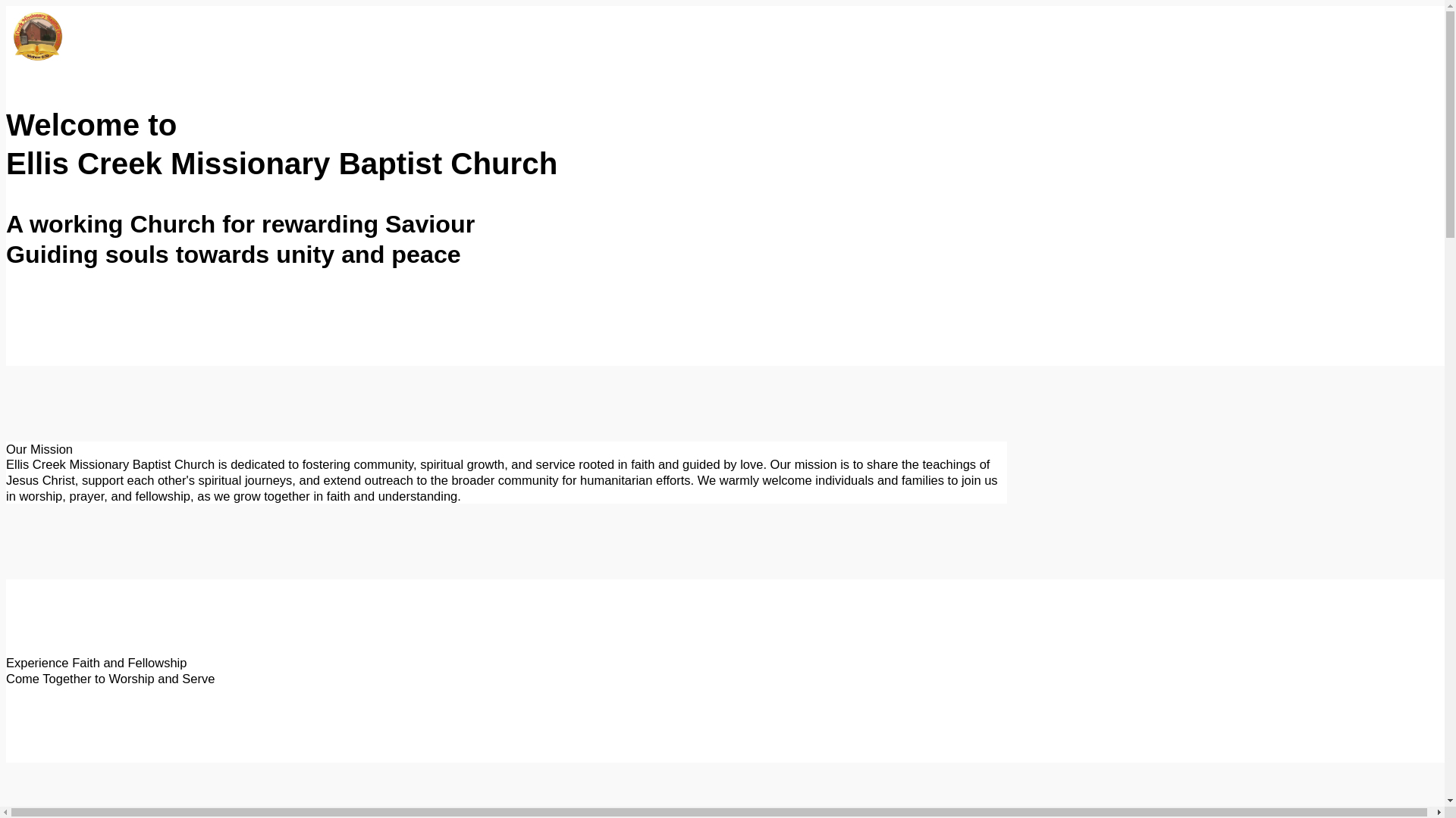 website screenshot of https://ellisceekmbc.com/