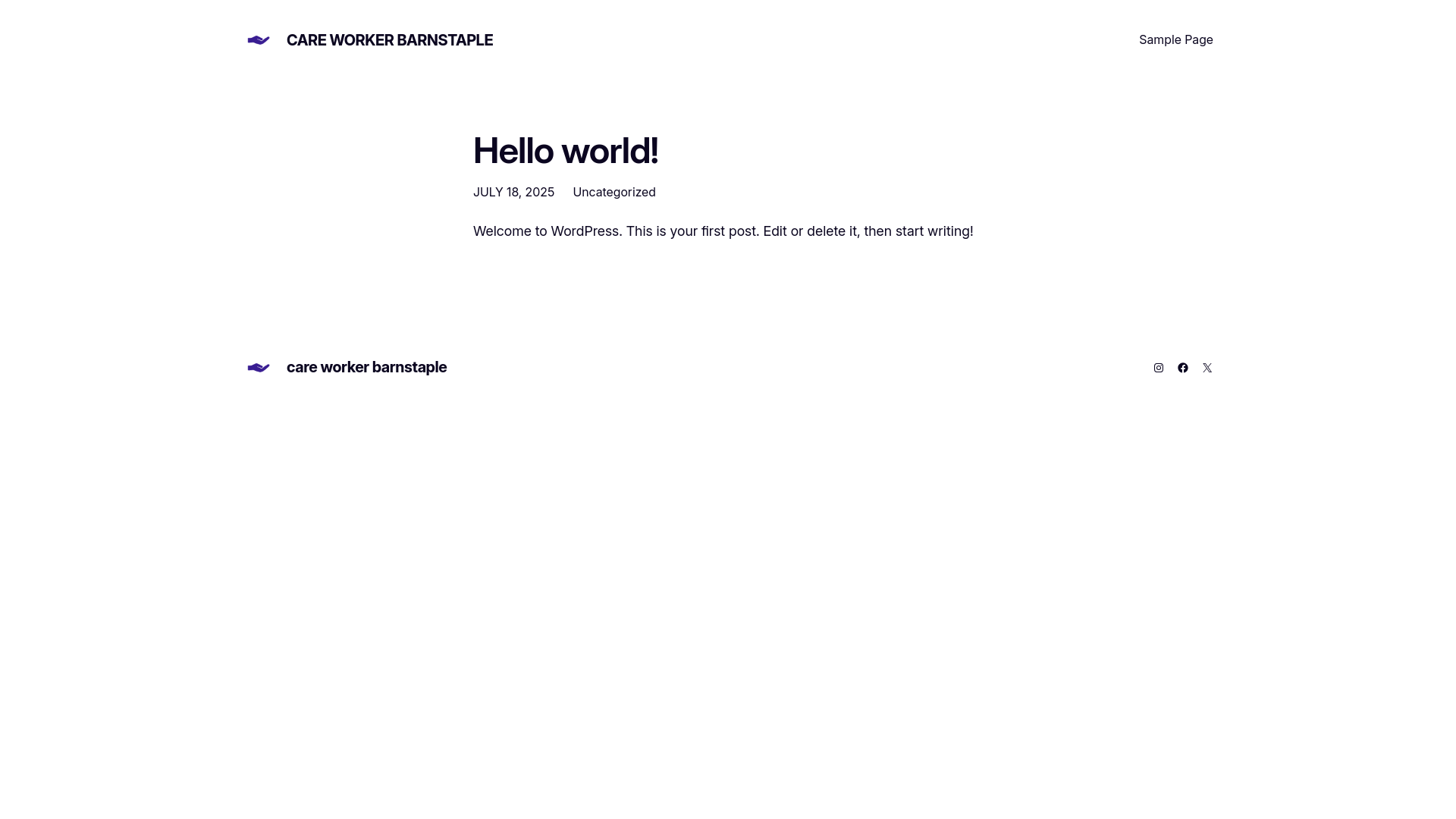 website screenshot of https://carerbarnstaplefionamidgley.co.uk/