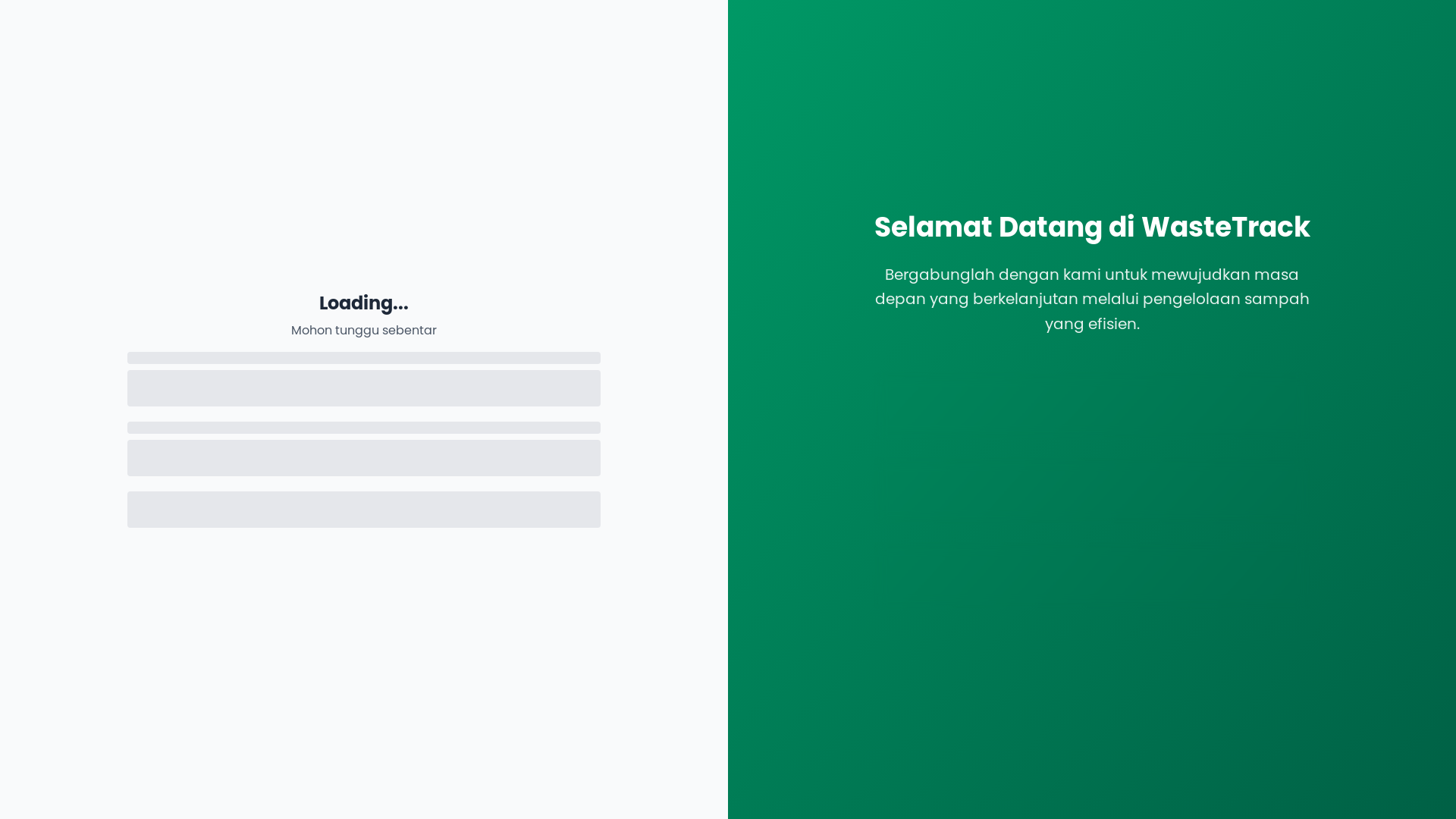 website screenshot of https://wastetrack-frontend.pages.dev/