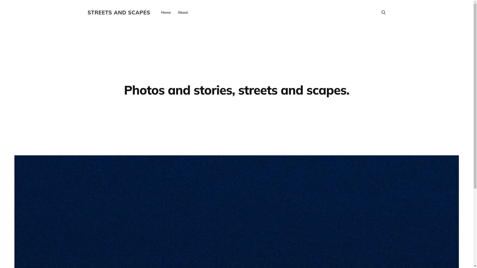 website screenshot of https://streets-and-scapes.com/