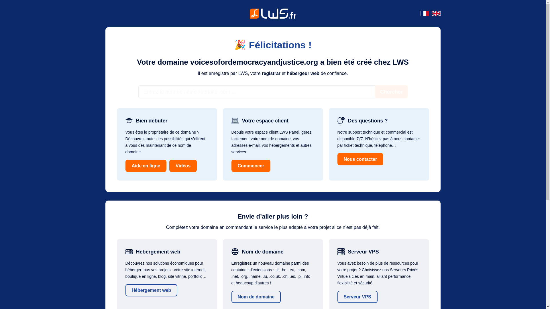 website screenshot of https://voicesofordemocracyandjustice.org/
