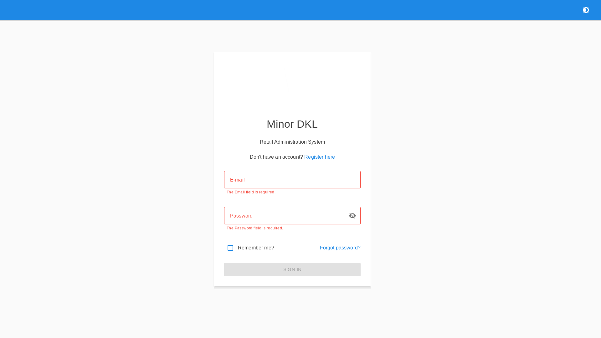 website screenshot of https://uat-mdklkeystone-minordkl.com.au/