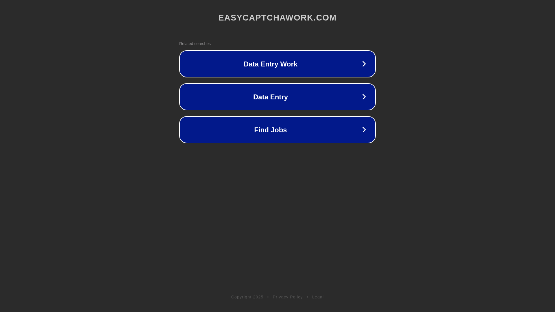 website screenshot of https://easycaptchawork.com/