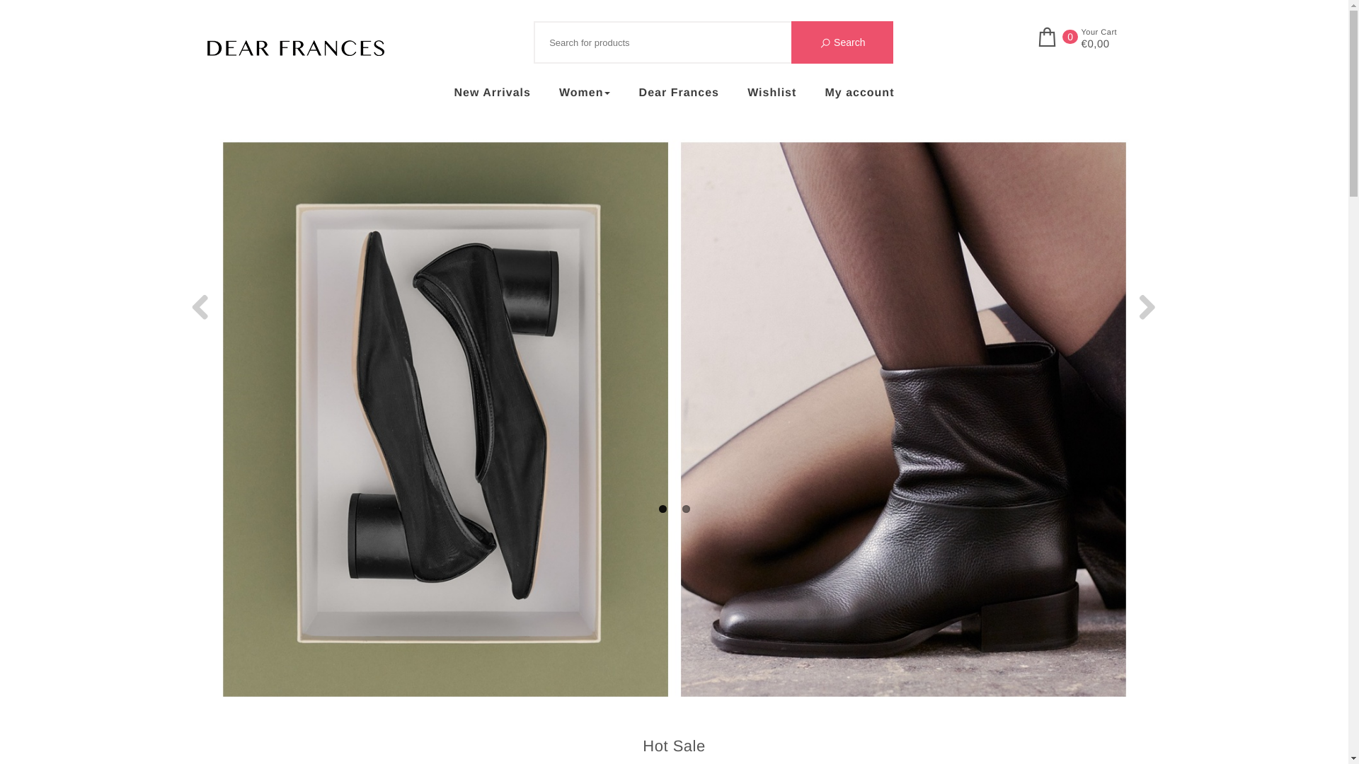 website screenshot of https://claireknight.shop/