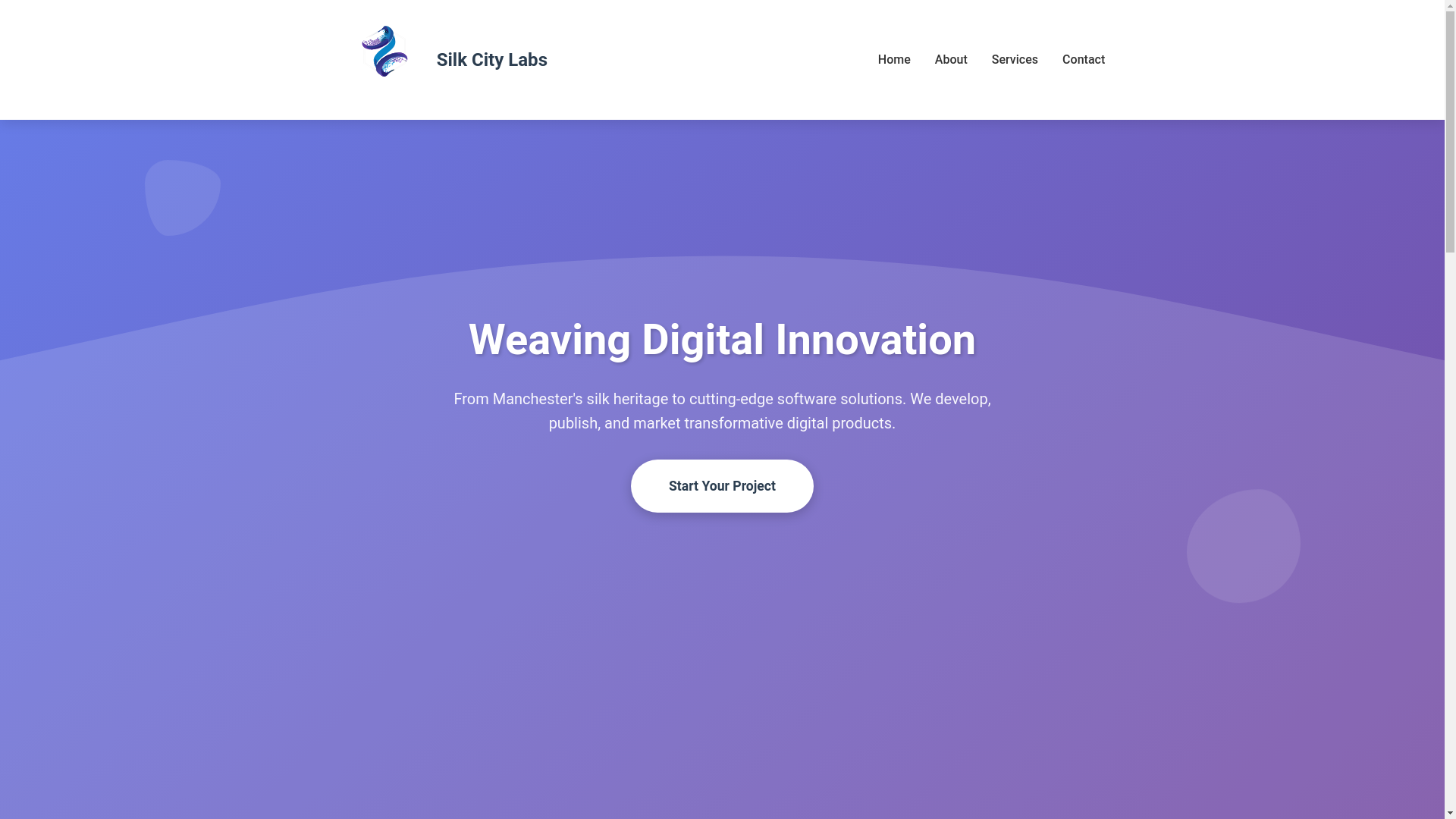 website screenshot of https://silkcitylabs.com/
