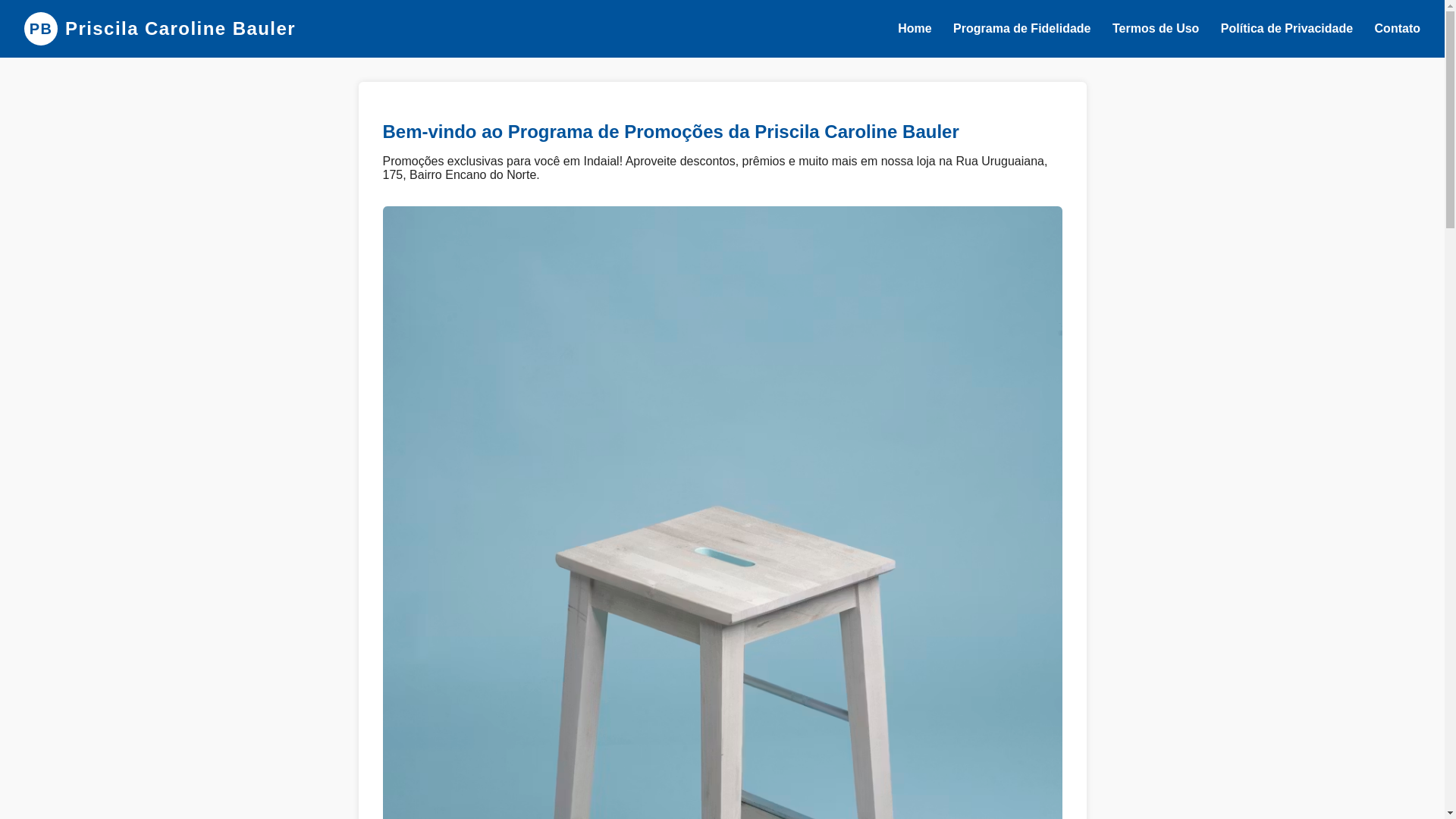 website screenshot of https://priscilacaroline.click/