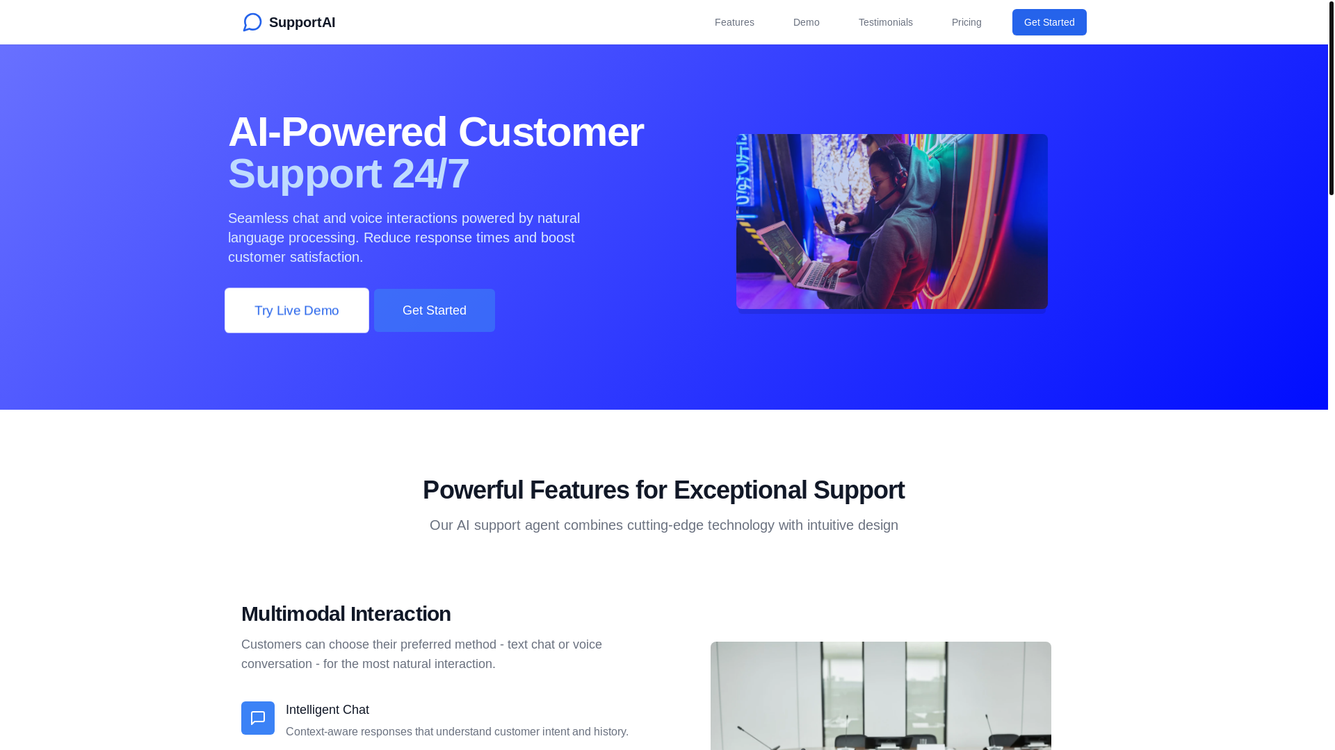 website screenshot of https://shardaai.pages.dev/