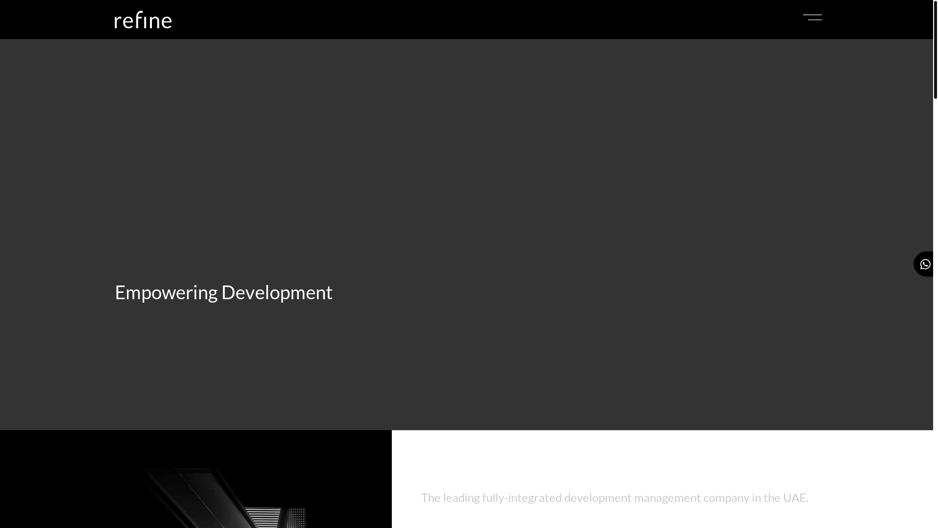 website screenshot of https://refinedevelopmentmanagament.co/