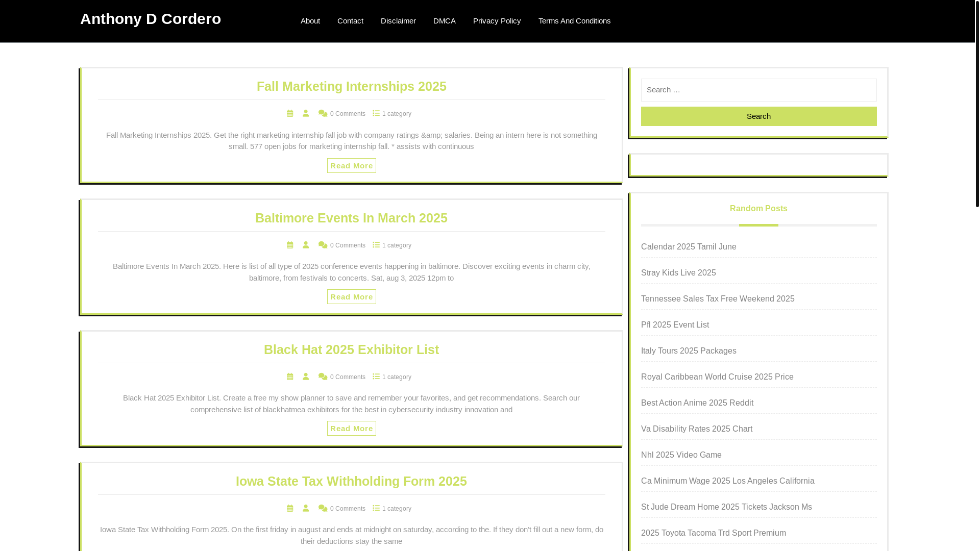 website screenshot of https://anthonydcorderod.pages.dev/