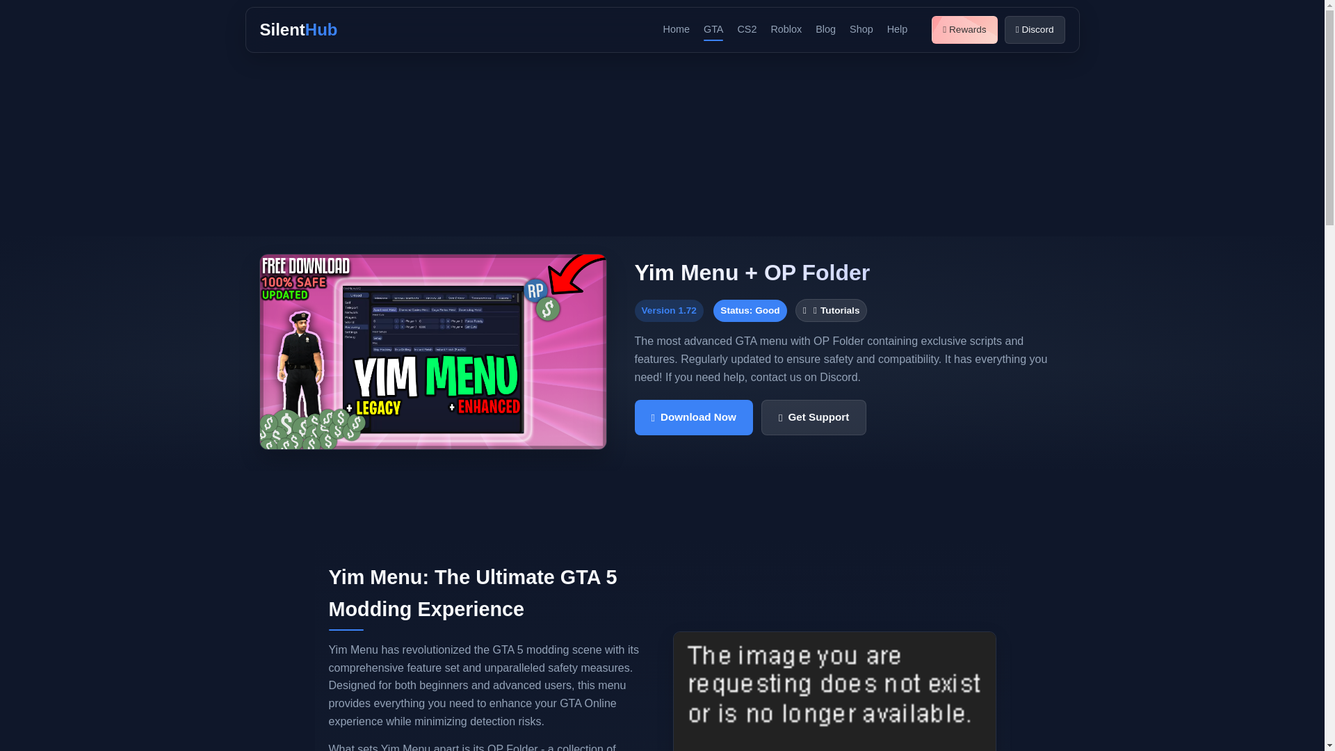 website screenshot of https://silenthub.net/test2/YIM.html