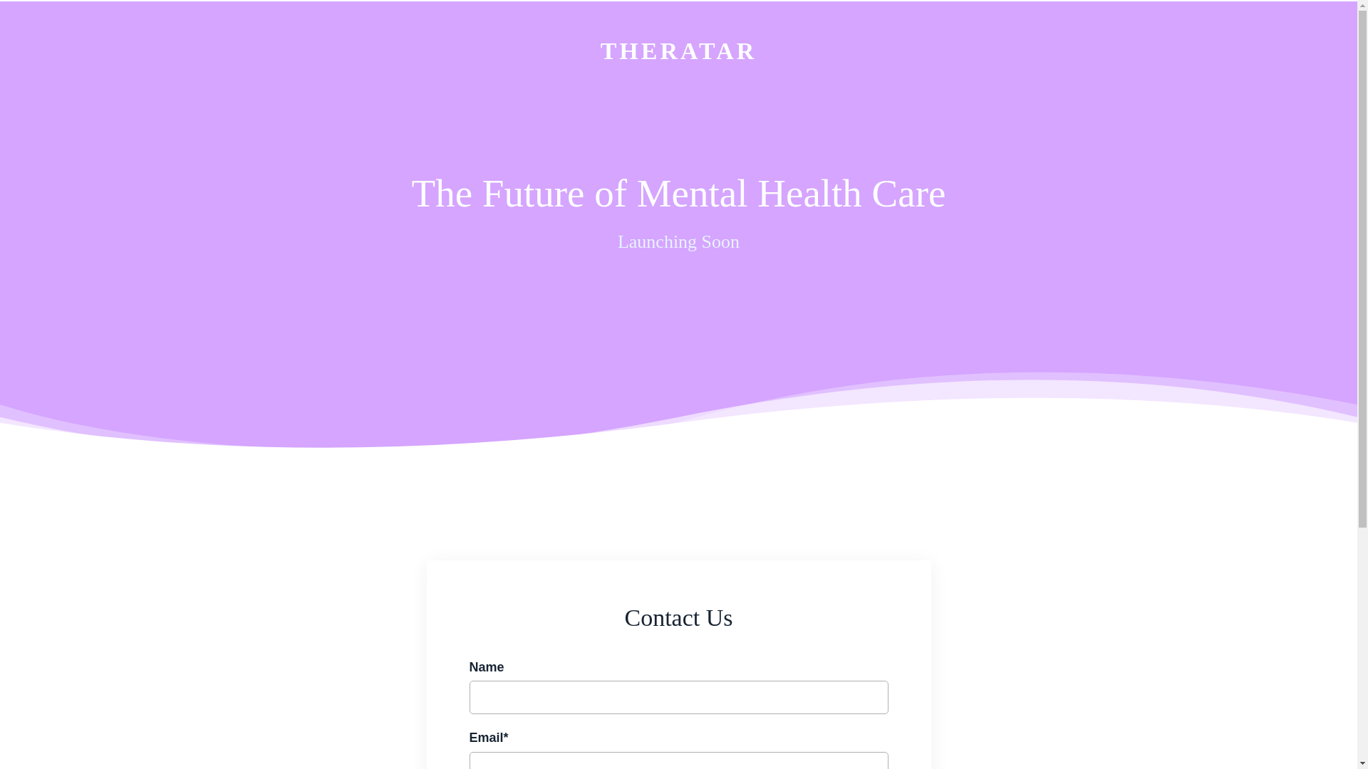 website screenshot of https://theratar.ai/