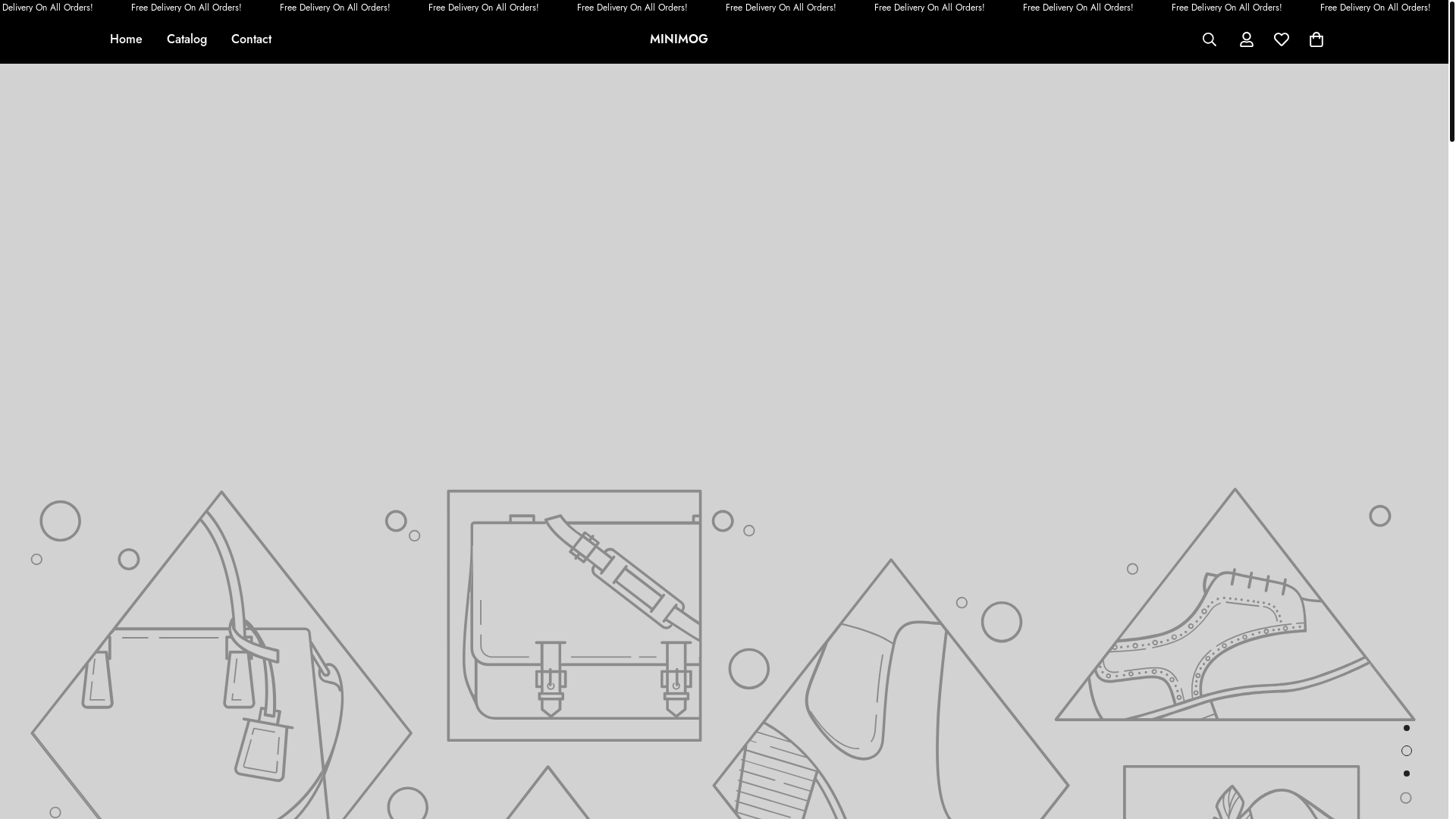 website screenshot of https://theurbanheaven.shop/