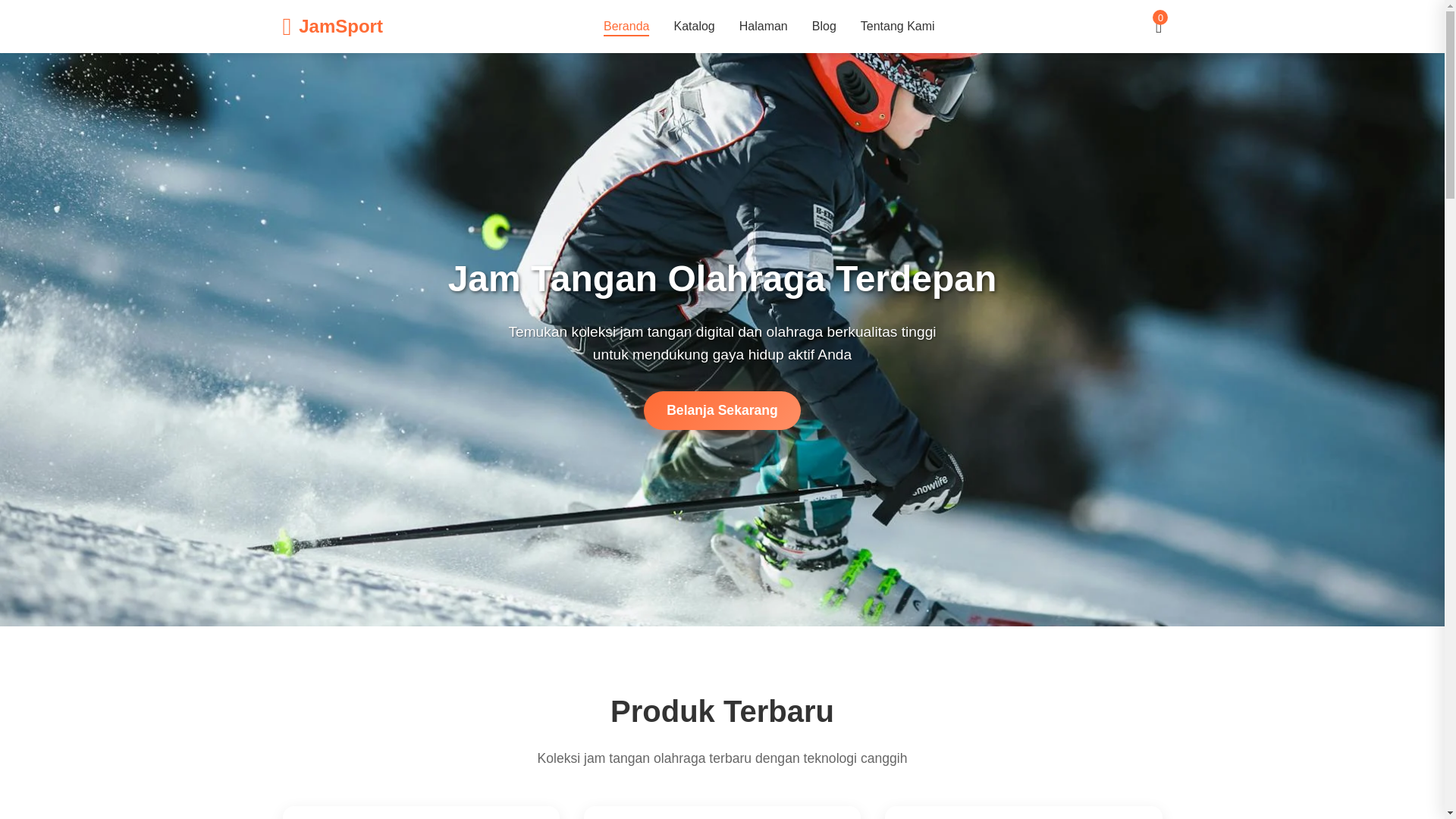 website screenshot of https://jamolahragadisini.site/
