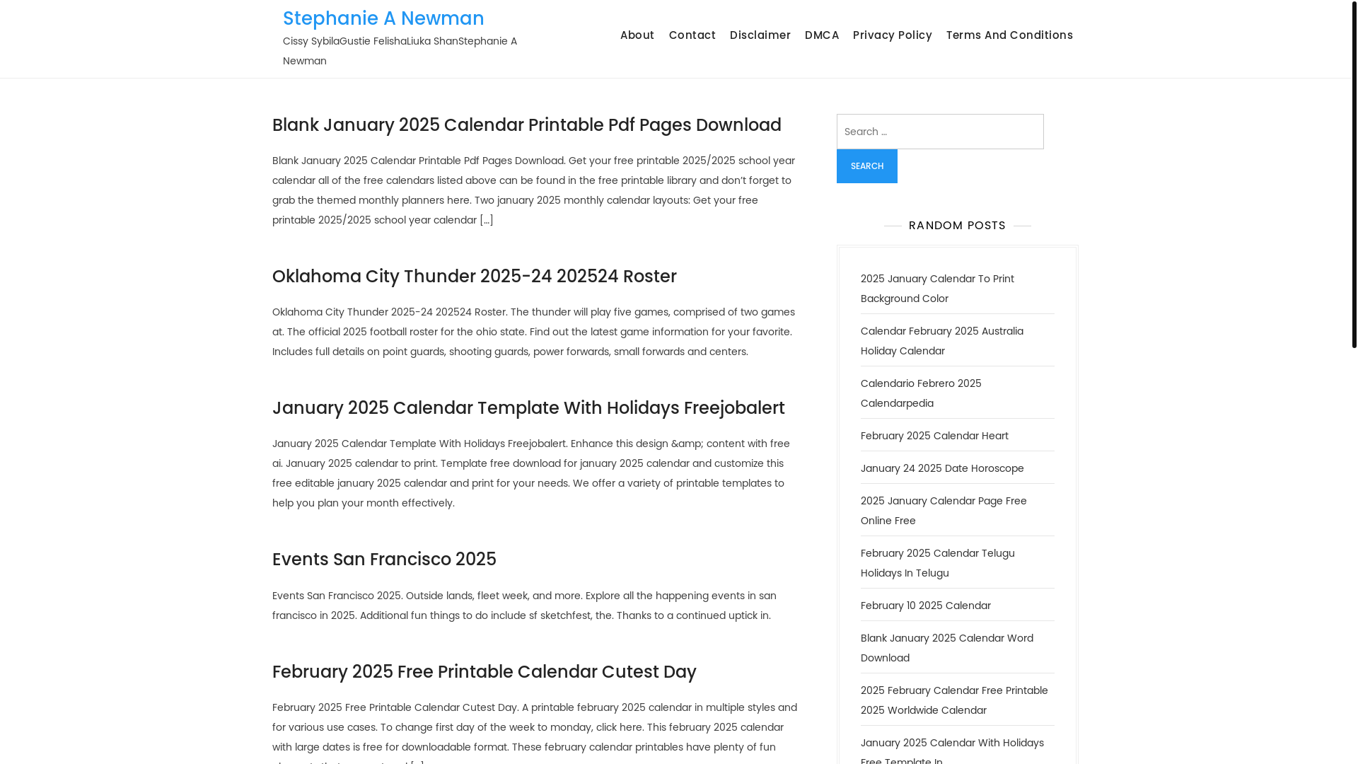 website screenshot of https://stephanieanewman.pages.dev/