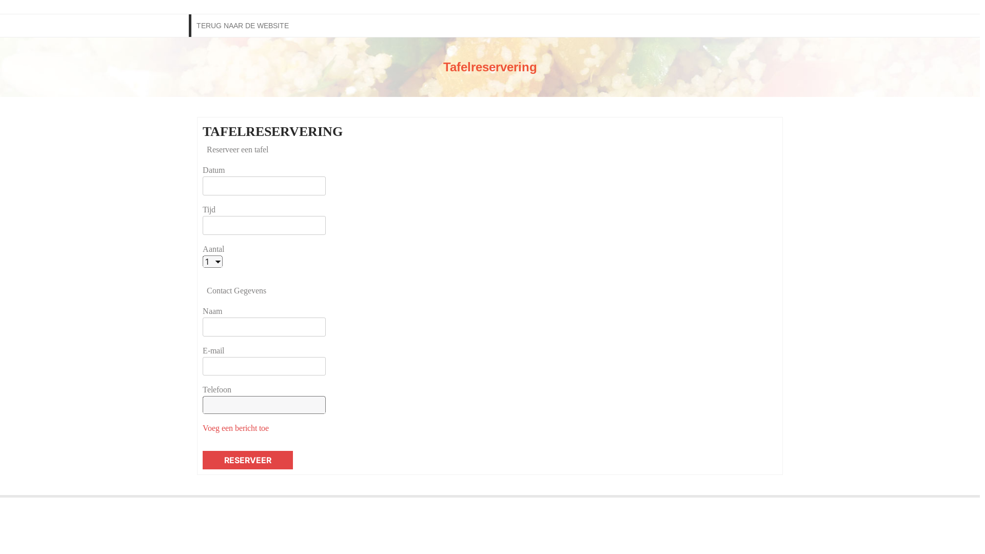 website screenshot of https://tablereservations.nl/