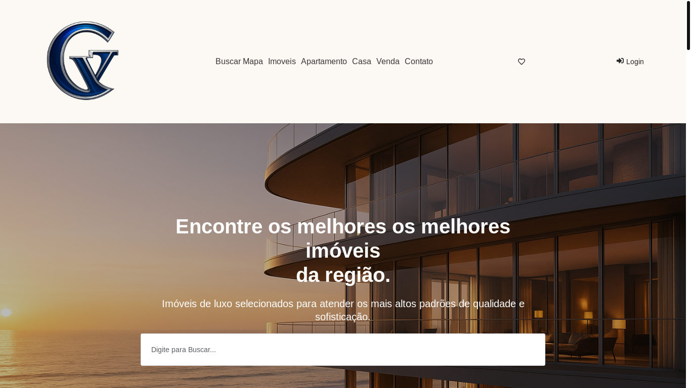 website screenshot of https://gabriellevieiraimoveis.com.br/