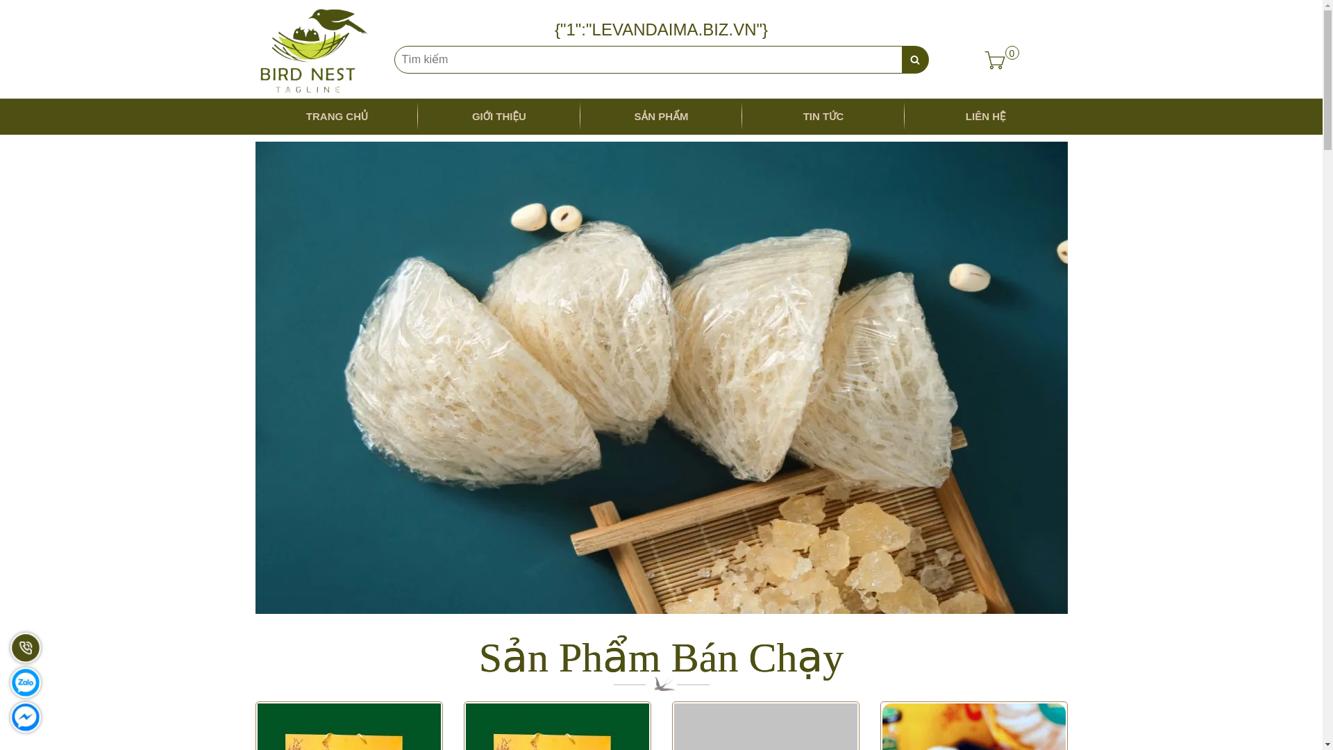 website screenshot of https://levandaima.biz.vn/
