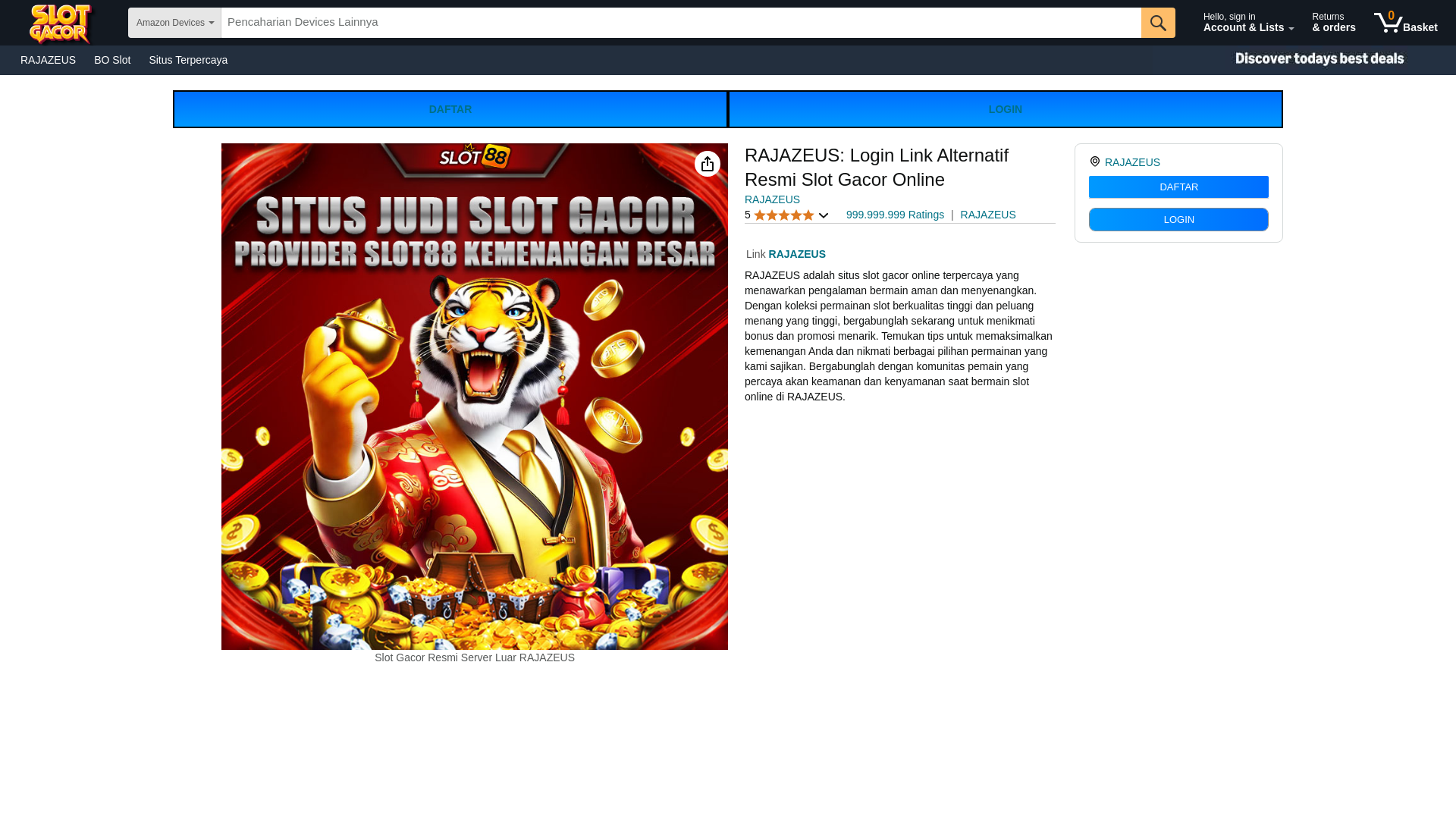 website screenshot of https://blog-rajazeus.pages.dev/