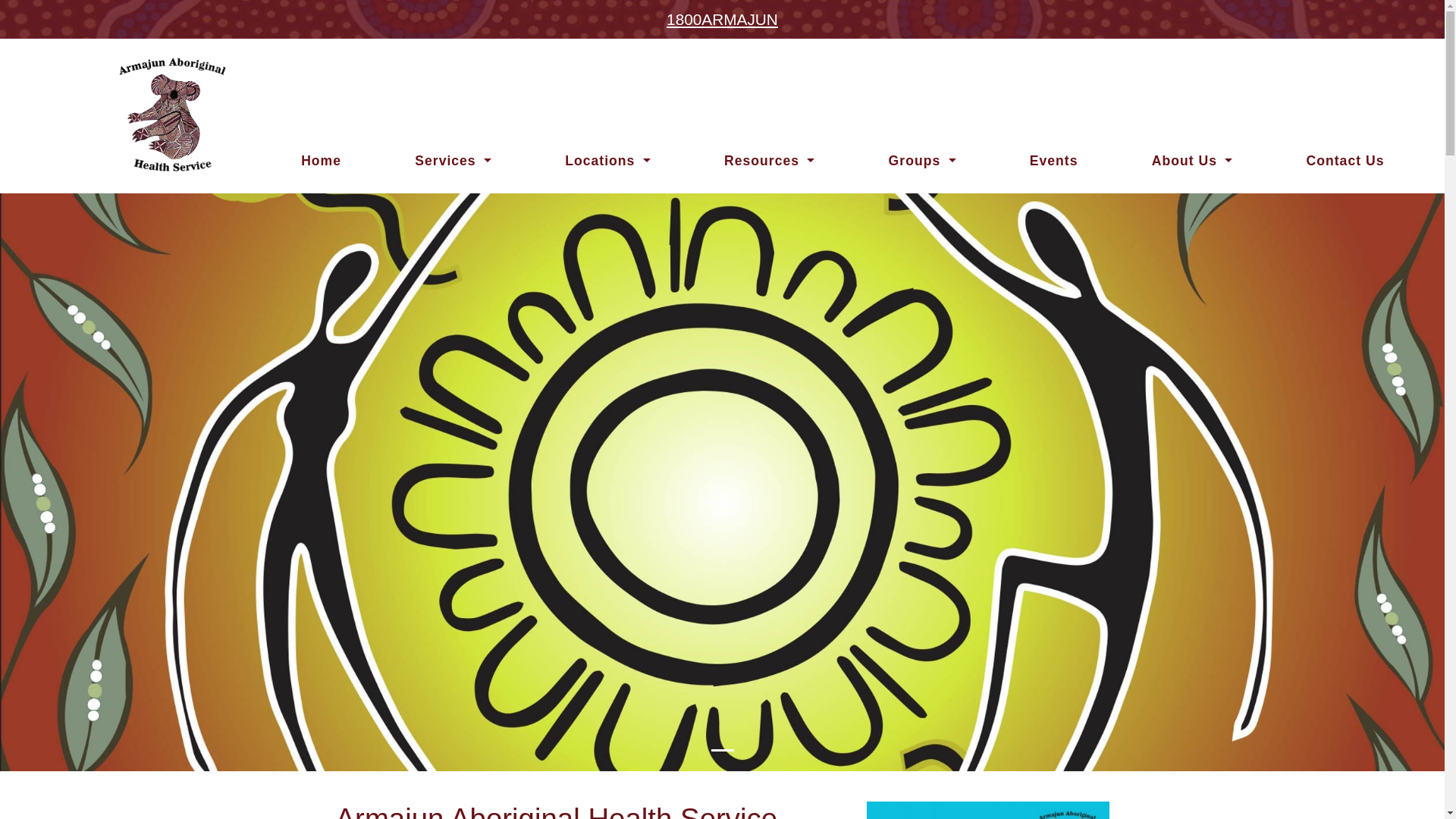 website screenshot of https://armajun.au/