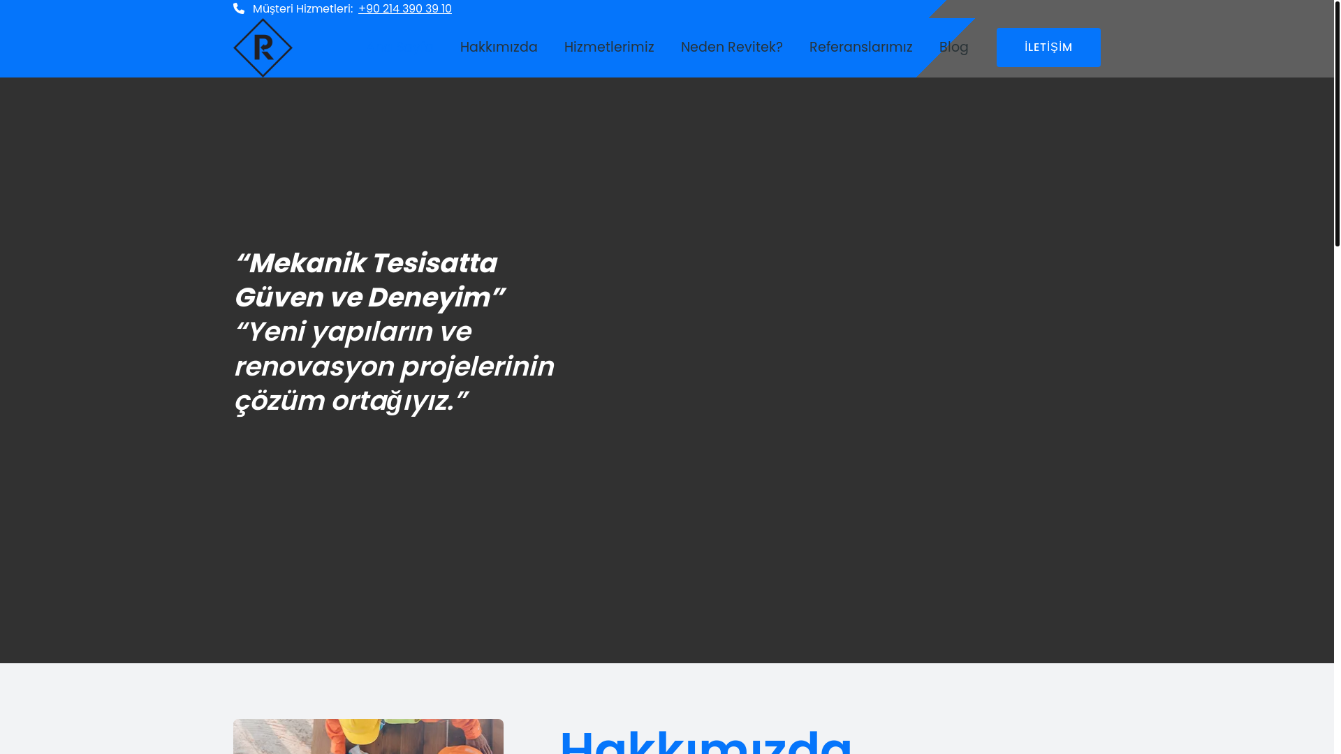 website screenshot of https://revitek.pro/