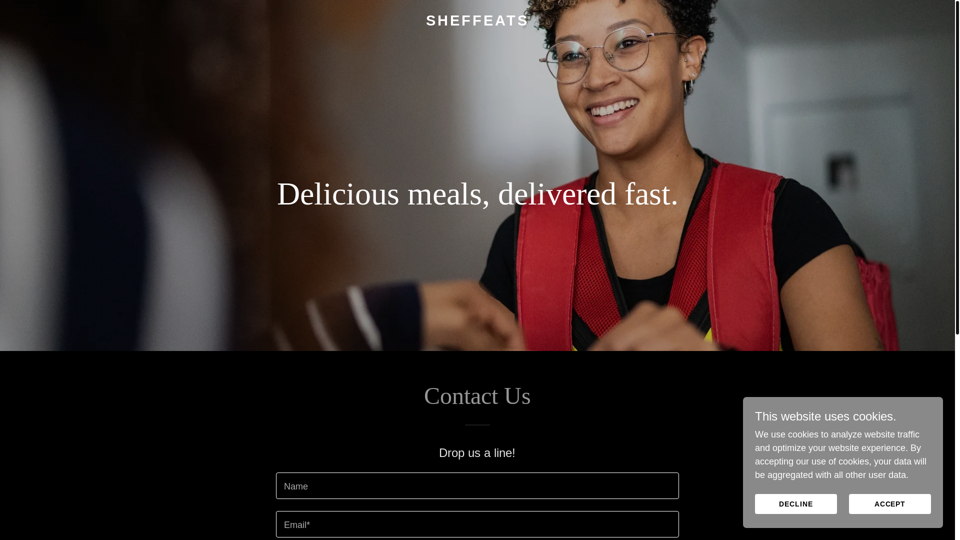 website screenshot of https://sheffeats.co.uk/