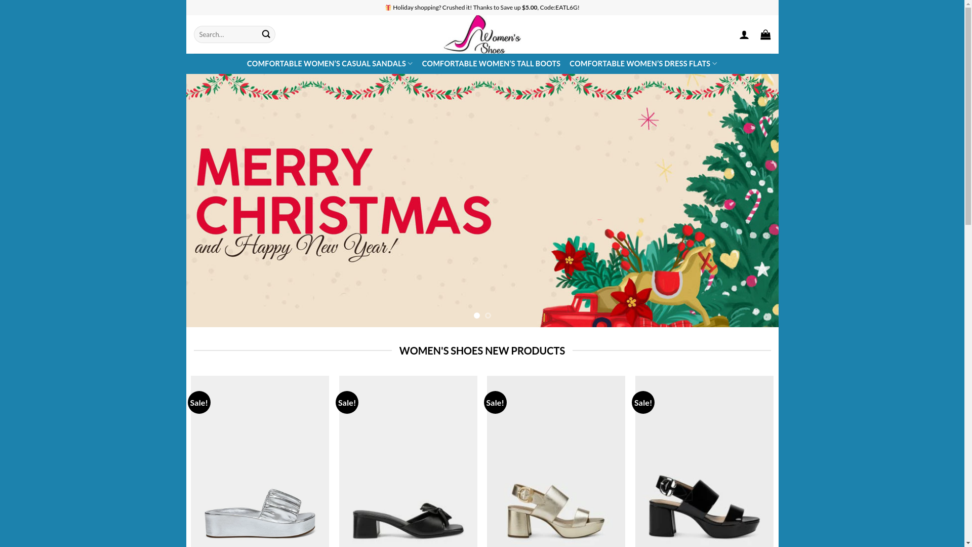 website screenshot of http://casualsandalsus.com/