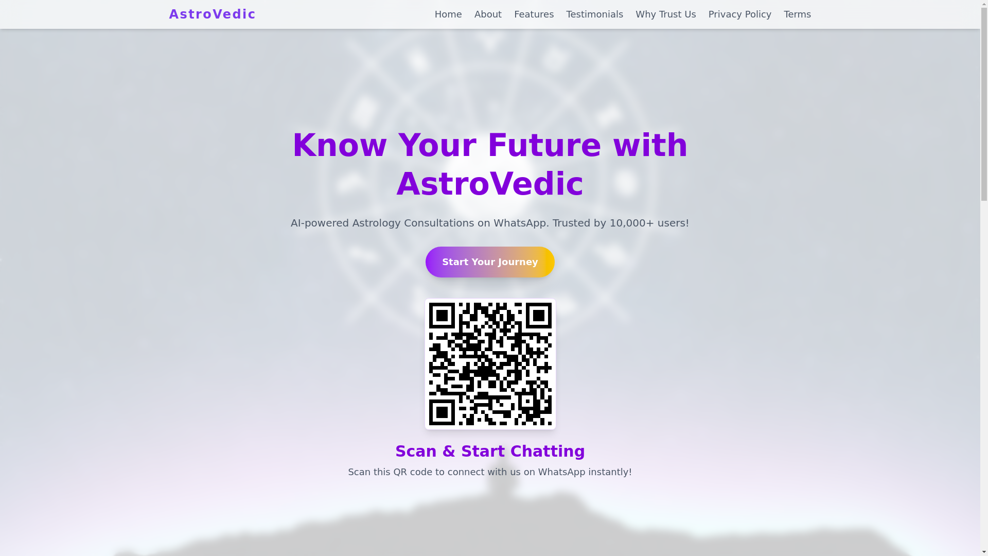 website screenshot of https://meeting-astrovedic.pages.dev/