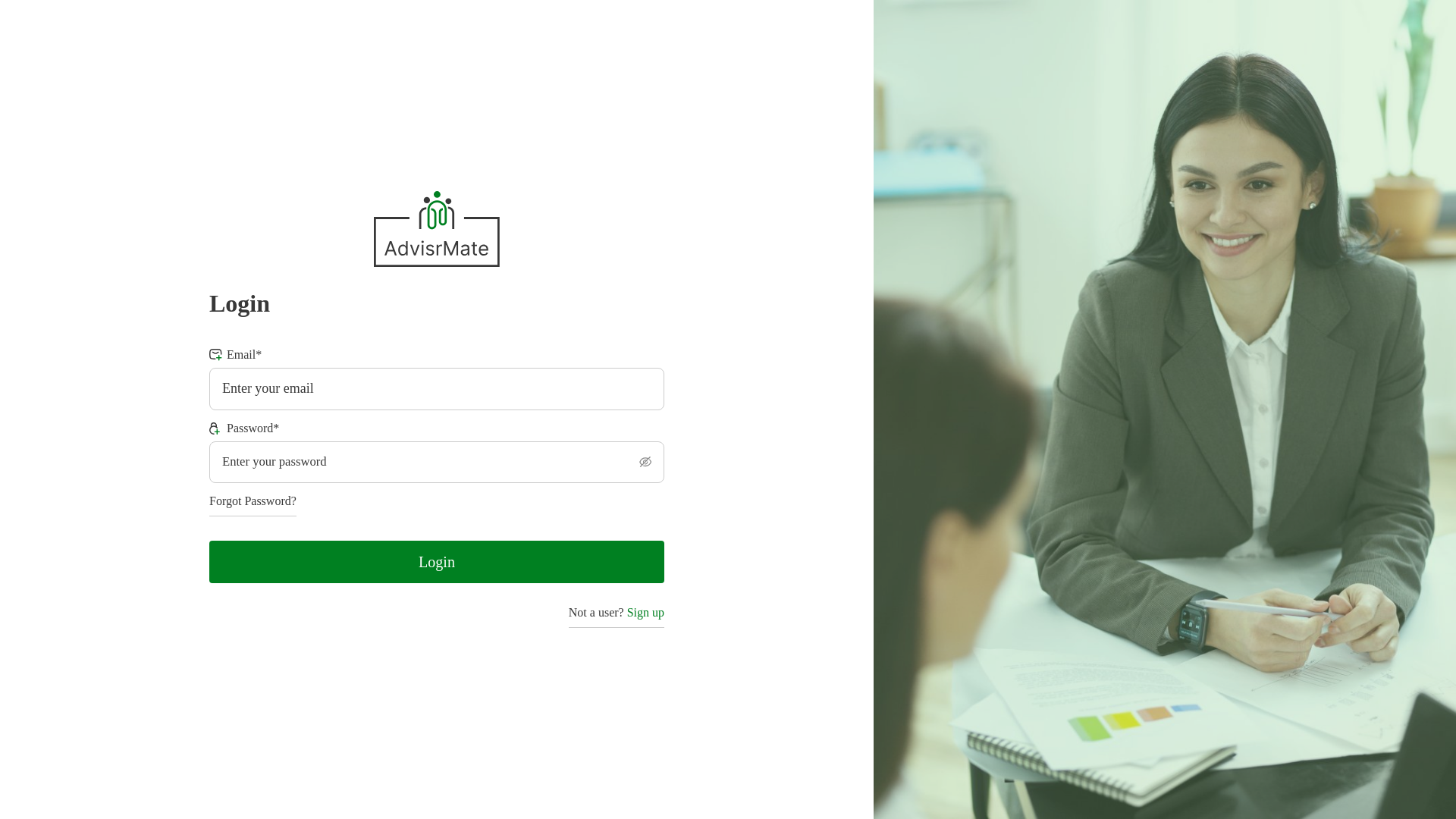 website screenshot of https://advisrmate-pr-fix-pagination-advisor-count.pages.dev/