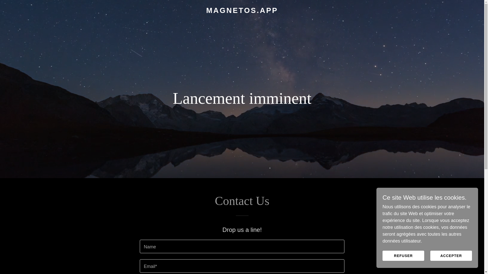 website screenshot of https://magnetos.app/