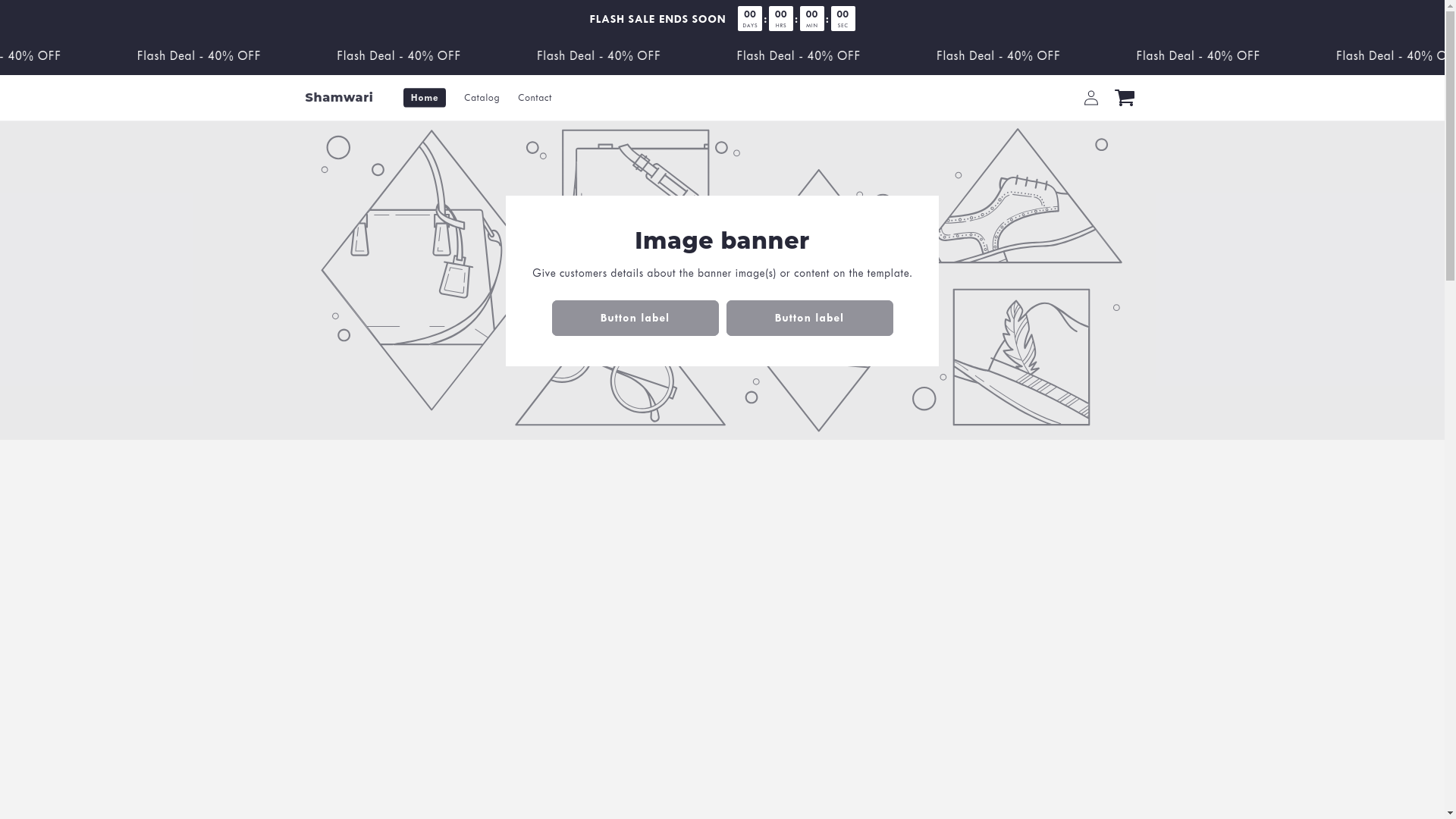 website screenshot of https://shamwari.store/