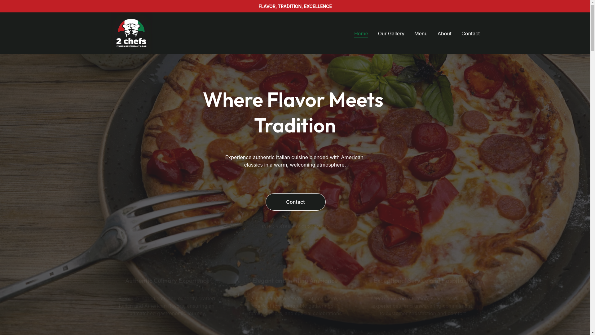 website screenshot of https://2chefsma.com/