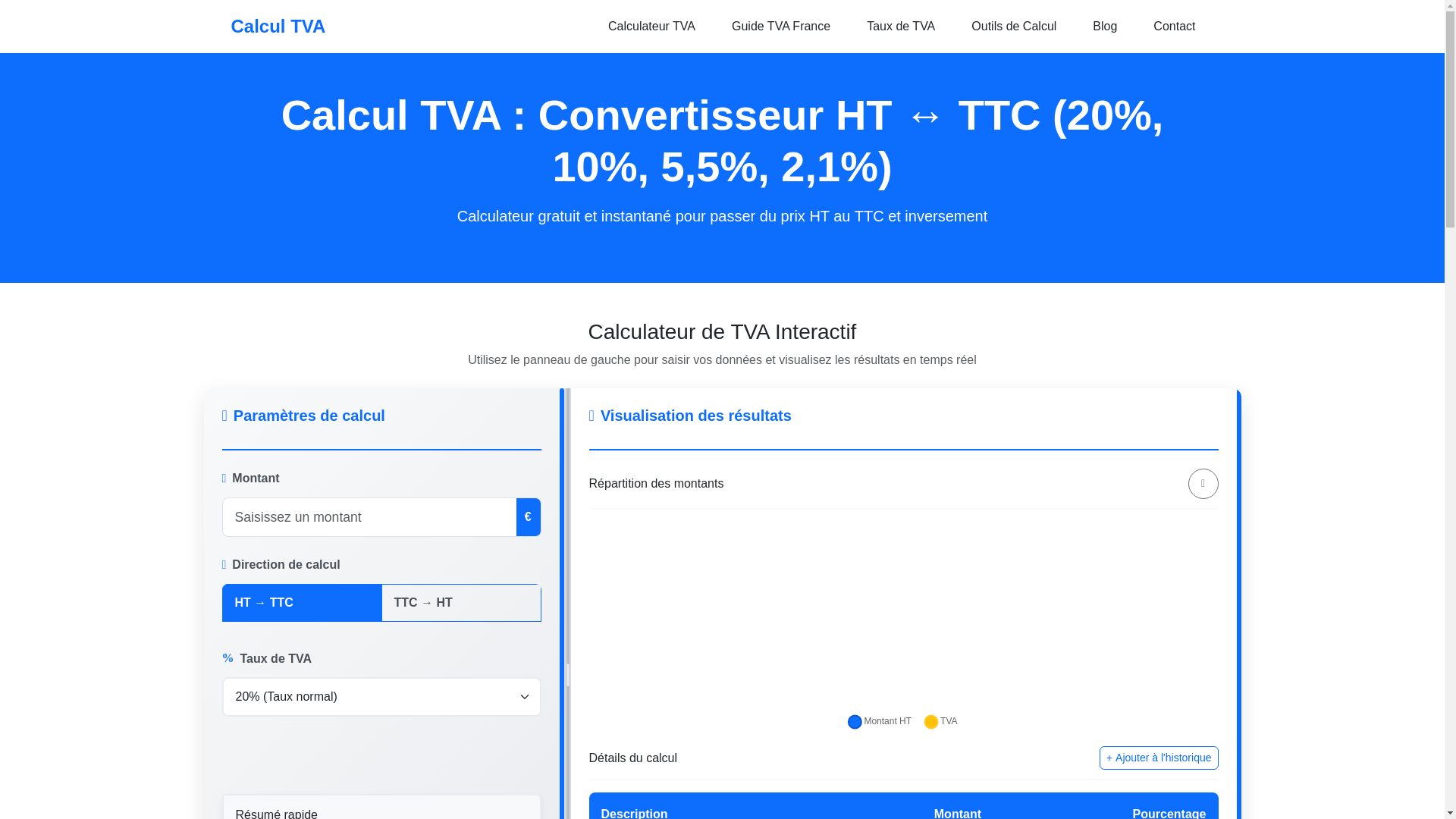 website screenshot of https://calcultva-online.pages.dev/