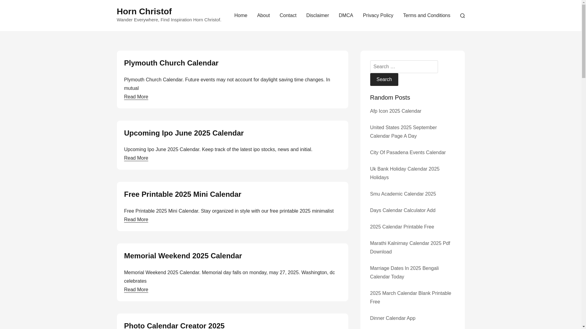 website screenshot of https://hornchristof.pages.dev/
