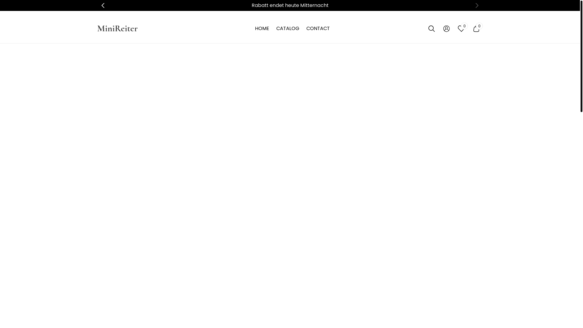 website screenshot of https://minireiter.com/