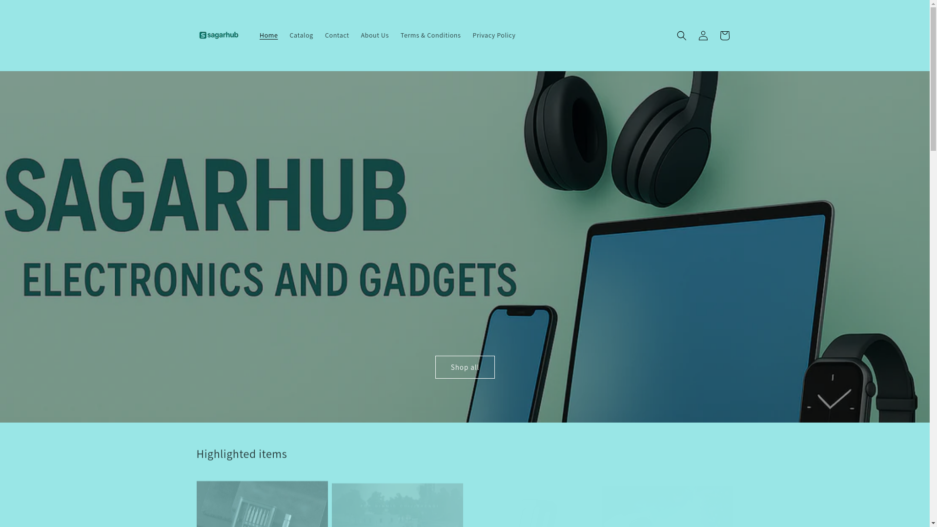 website screenshot of https://sagarhub.com/