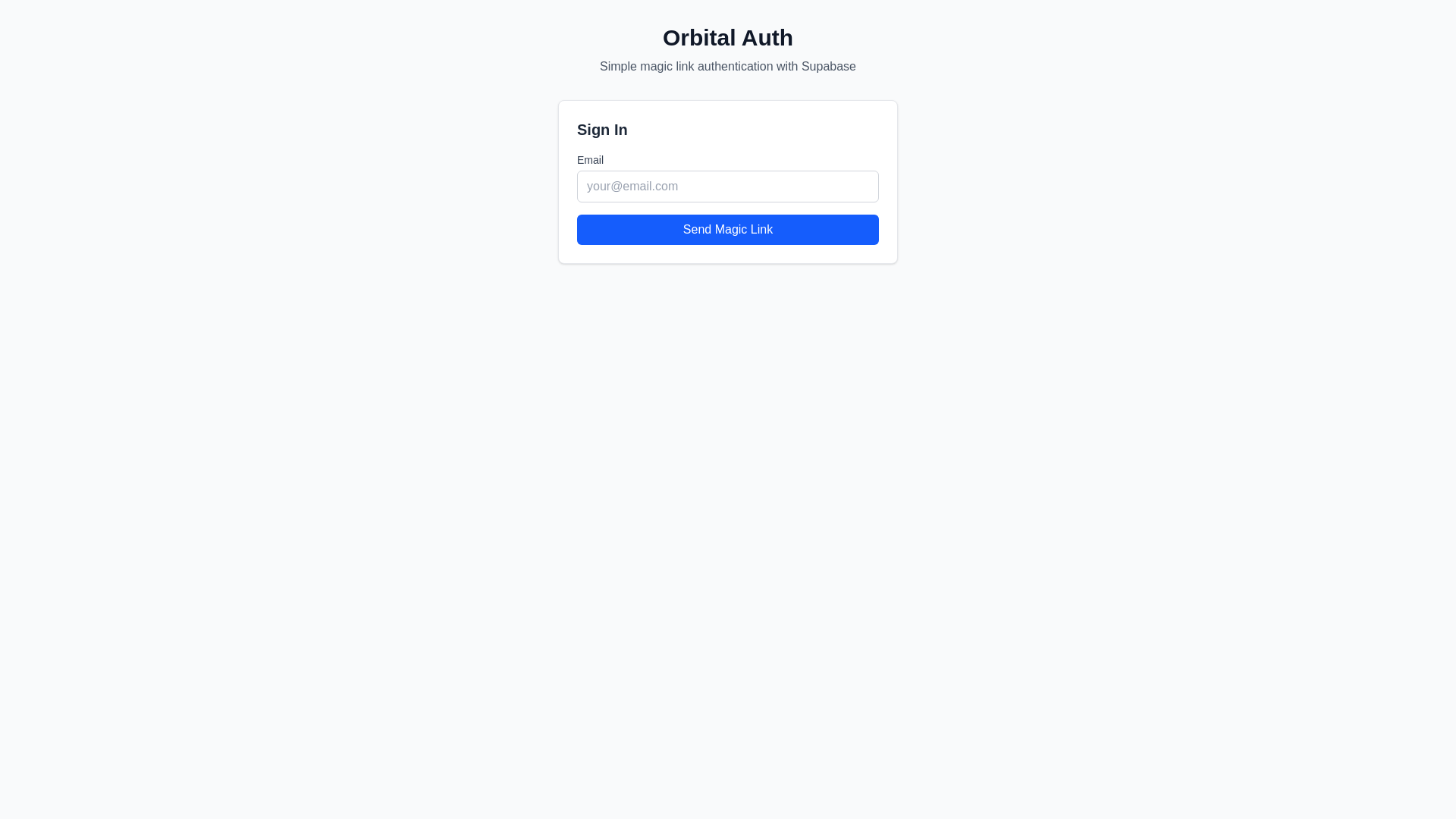 website screenshot of https://projectorbital.dev/