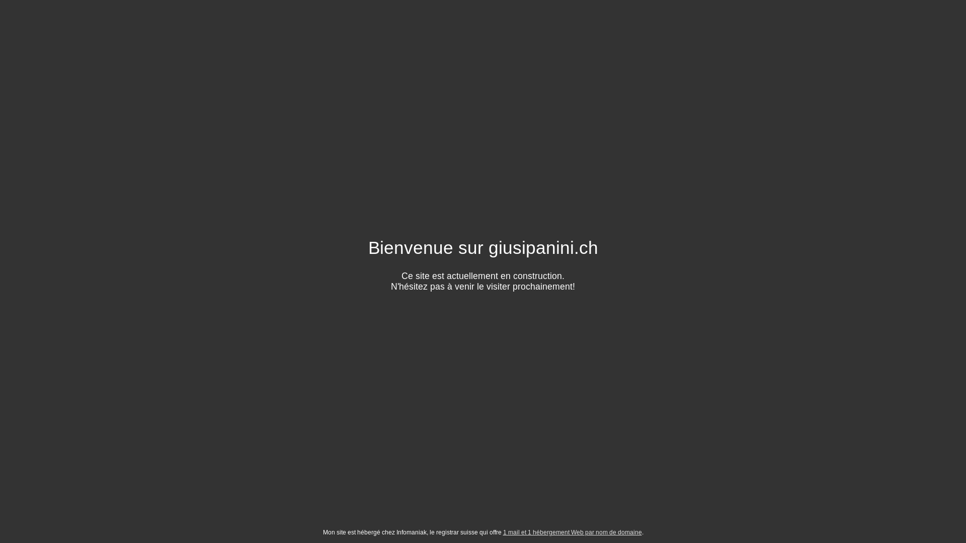 website screenshot of https://giusipanini.ch/