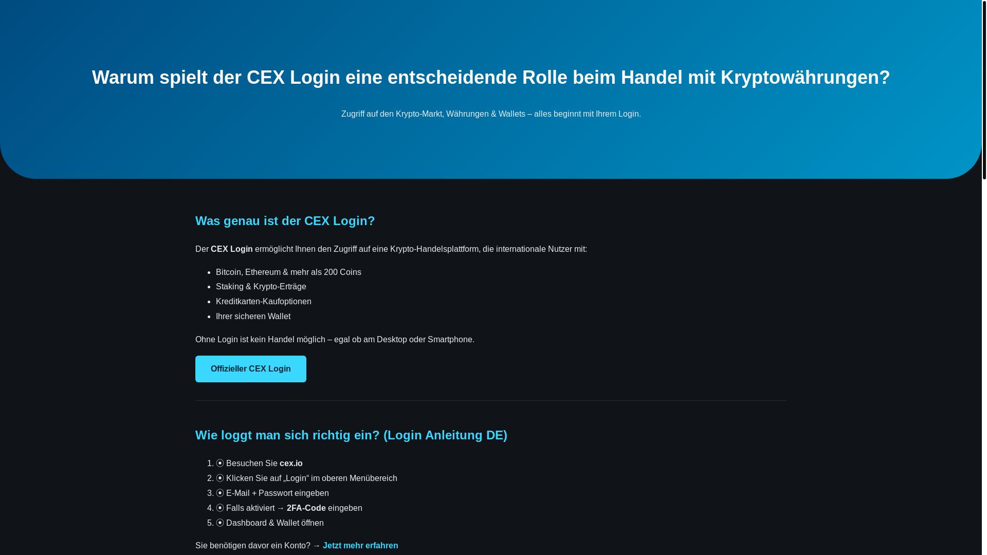 website screenshot of https://www-cex-en.pages.dev/