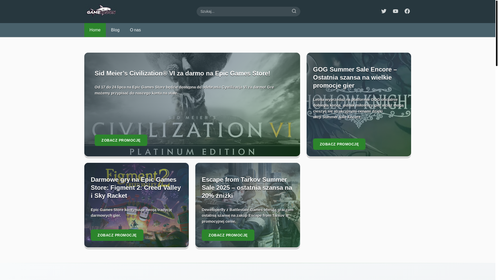 website screenshot of https://gamelodon.pl/