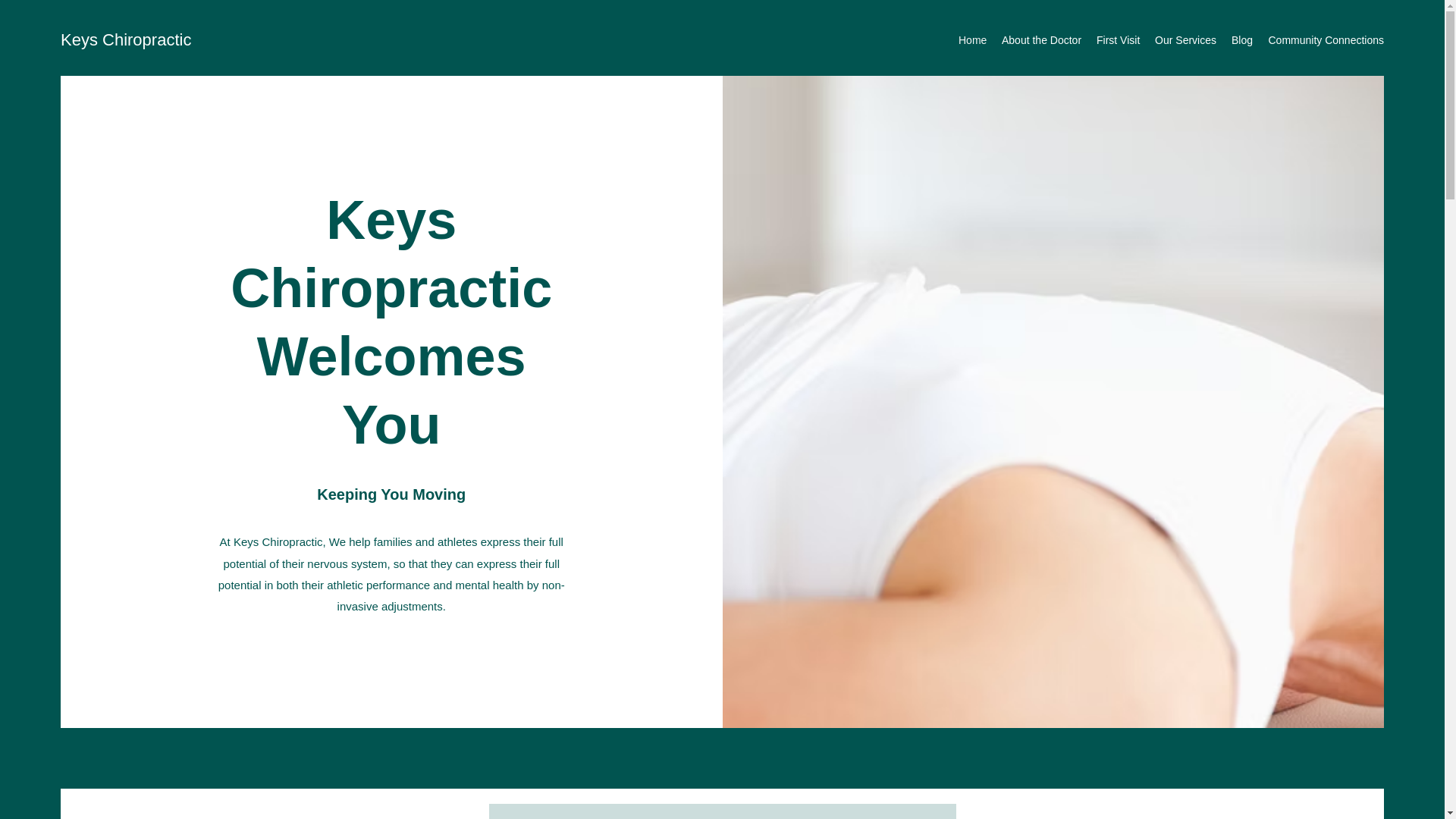 website screenshot of https://keystoneclinicofchiropractic.net/