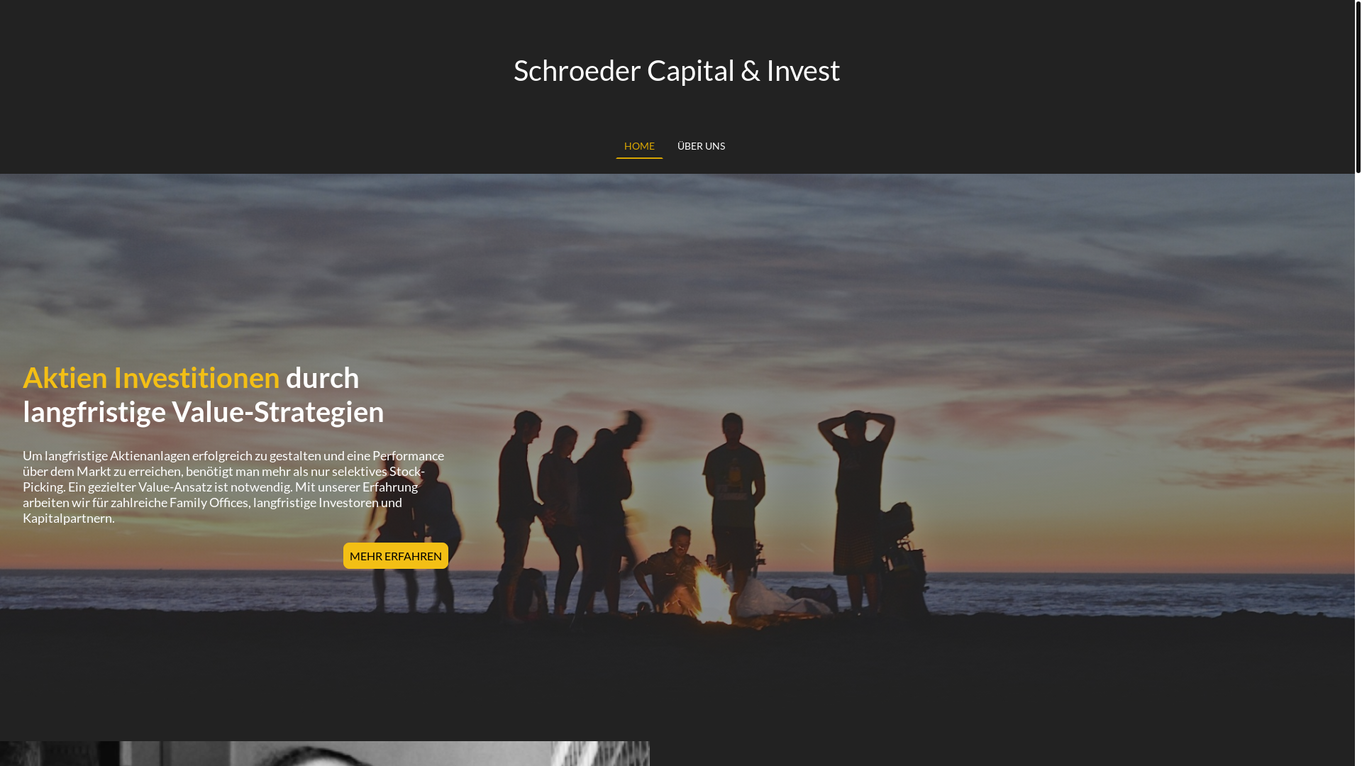 website screenshot of https://schroeder-capital.de/
