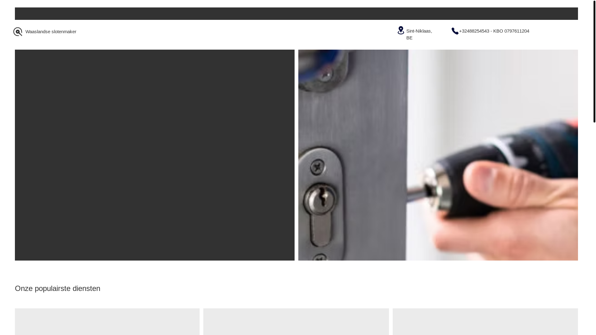 website screenshot of https://waaslandseslotenmaker.be/