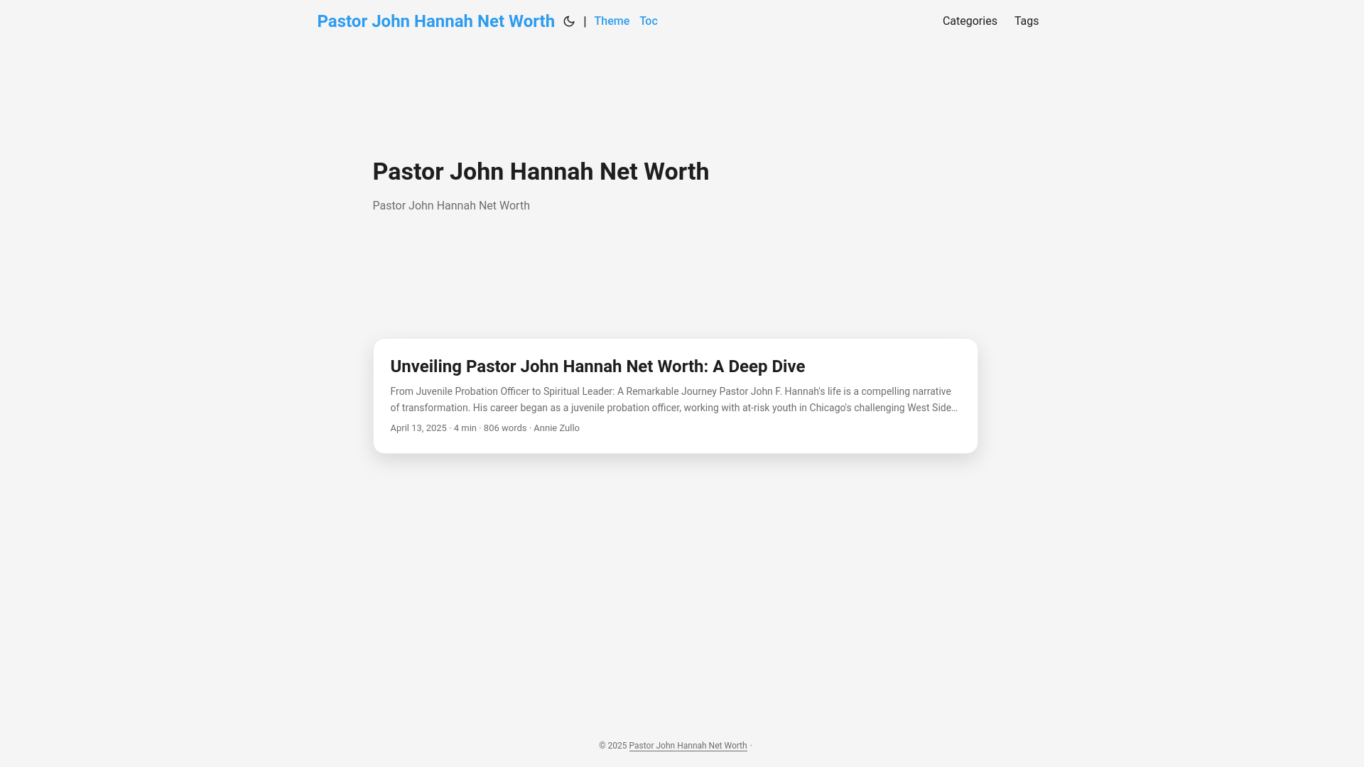 website screenshot of https://pastor-john-hannah-net-worth20250911.pages.dev/
