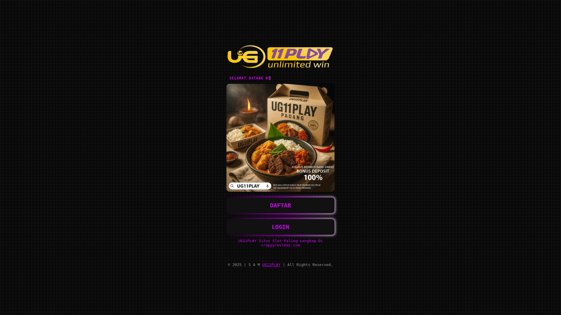 website screenshot of https://crappyreviews.pages.dev/
