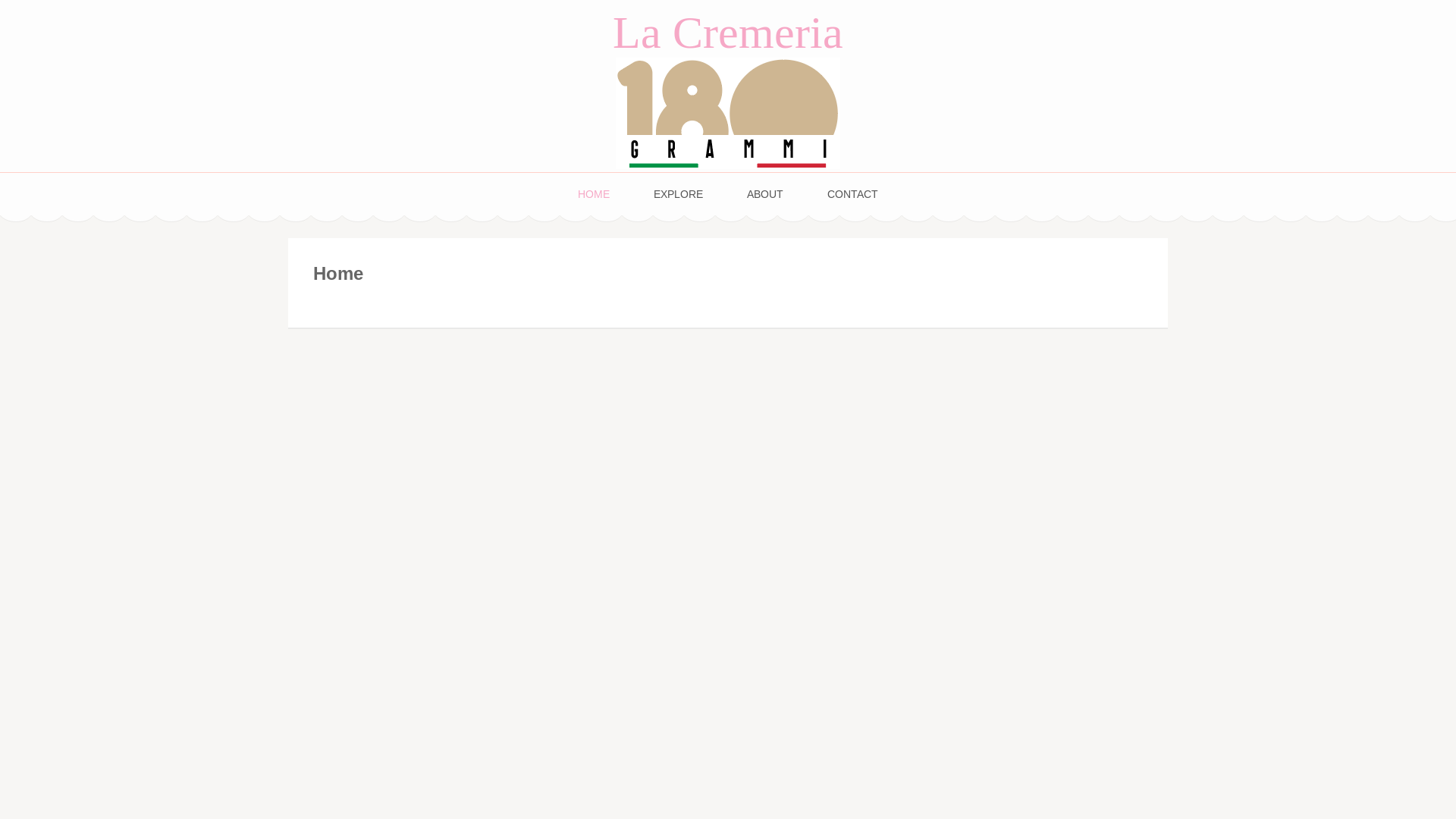 website screenshot of https://lacremeria.online/